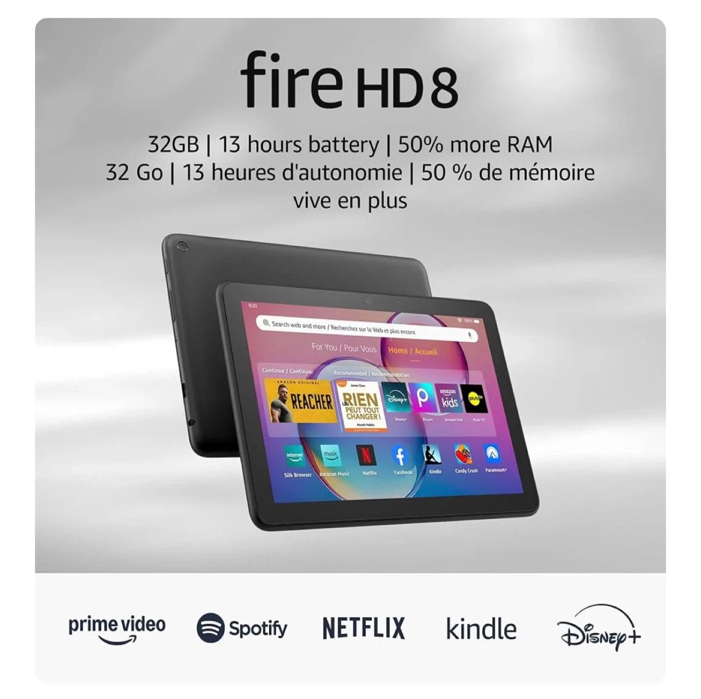 Amazon Fire HD 8 Tablet - 32GB image indicator(2)