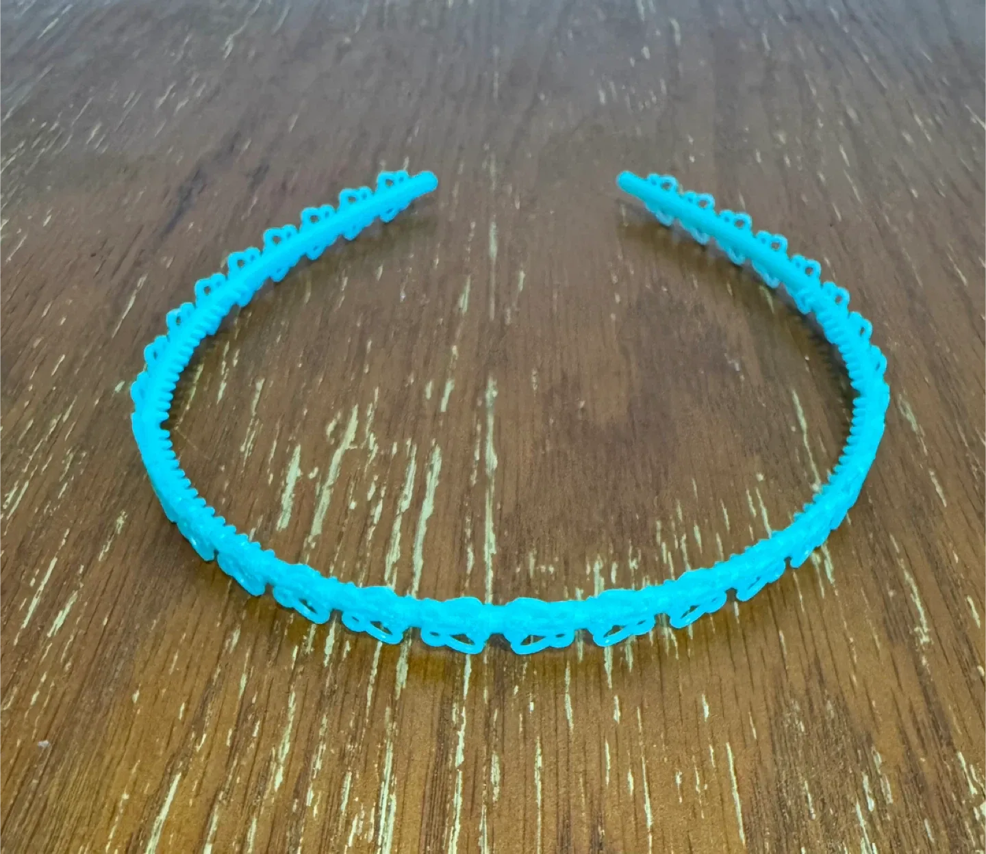 Blue Plastic Headband