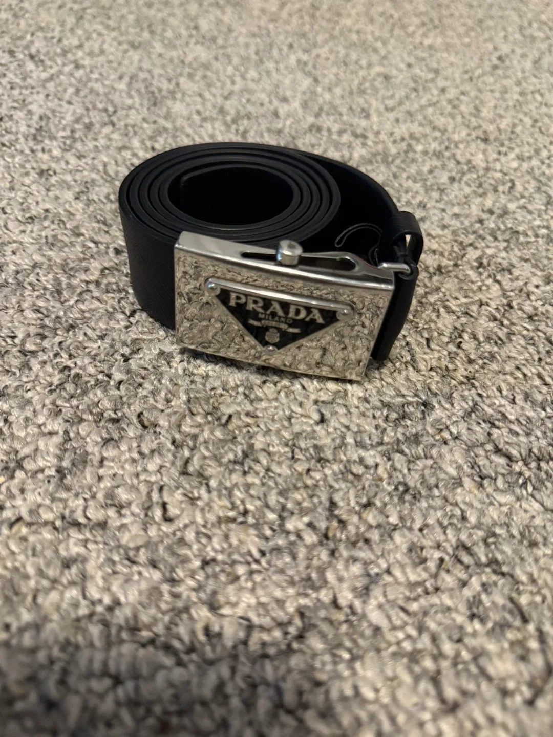 Prada Black Belt