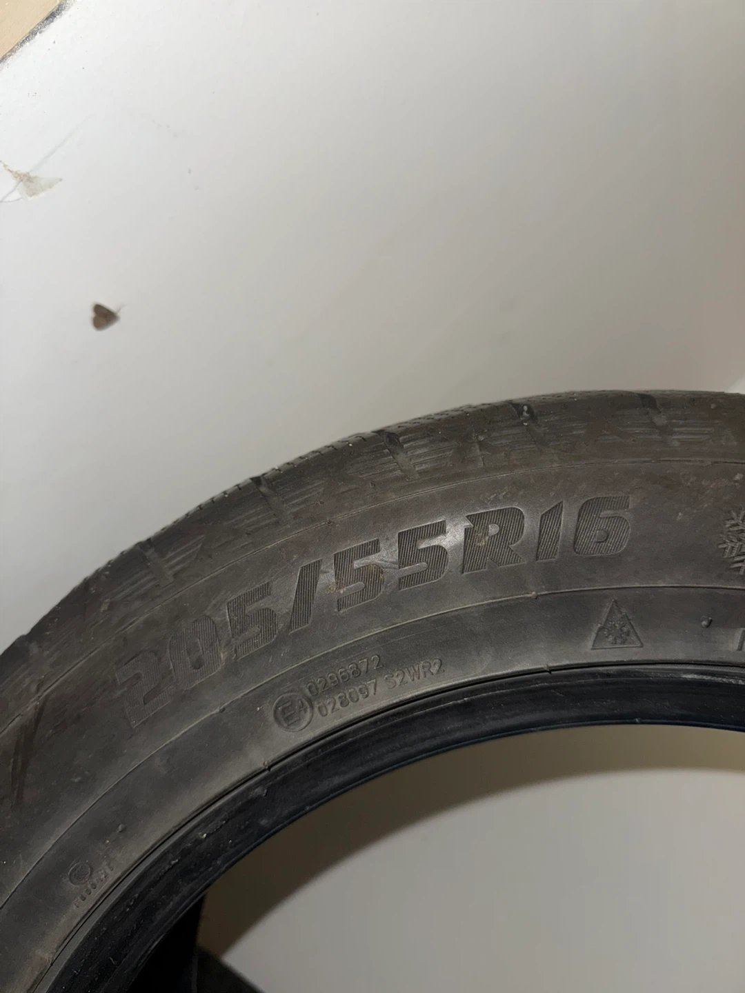 Set of 4 Used Winter Tires - 205/55R16