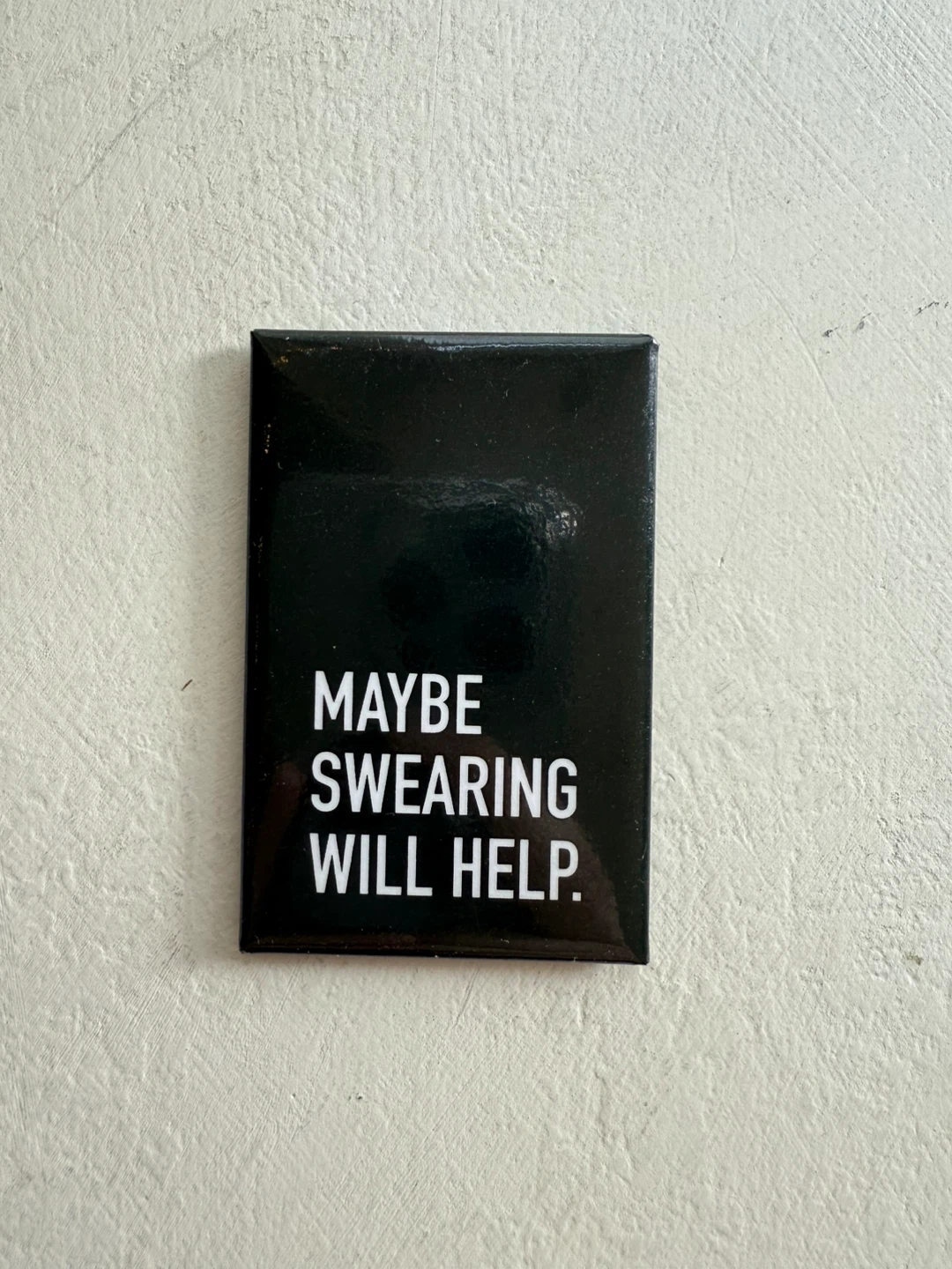Funny Vulgar Magnet - maybe swearing will help