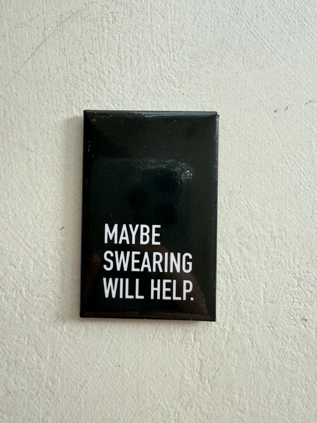 Funny Vulgar Magnet - maybe swearing will help