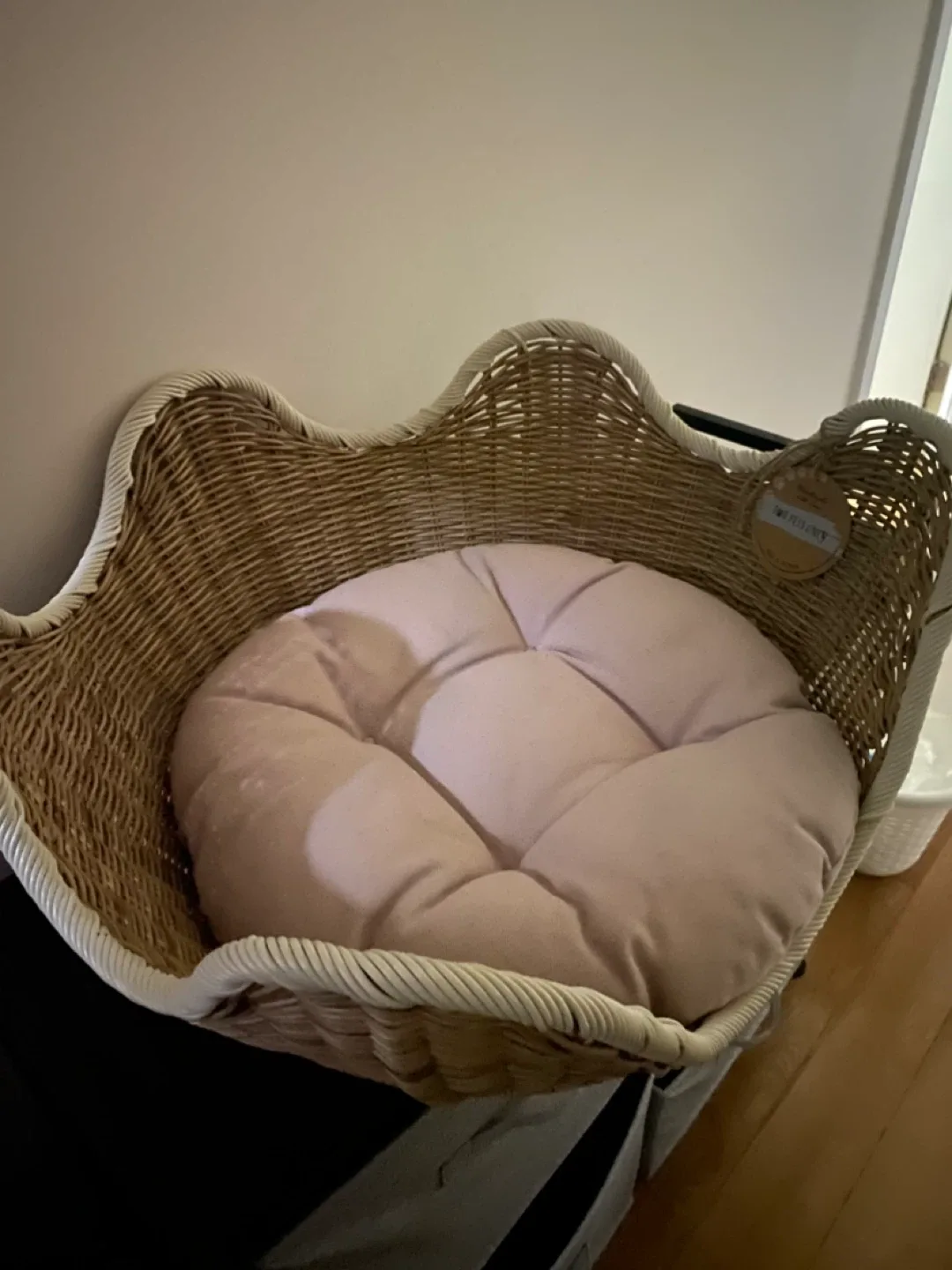 For Pets Only Wicker Pet Bed
