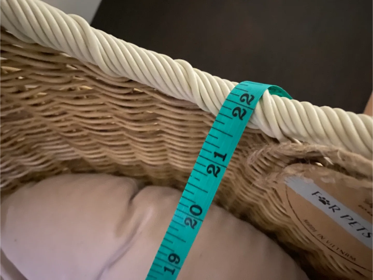 For Pets Only Wicker Pet Bed image indicator(4)