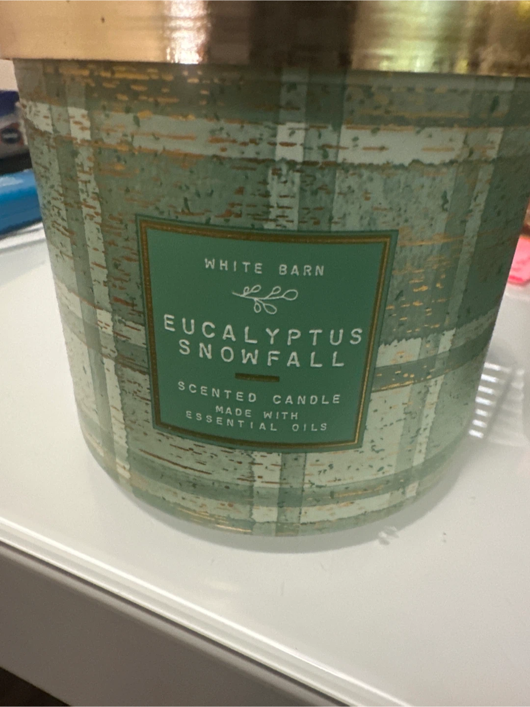 White Barn Eucalyptus Snowfall Scented Candle