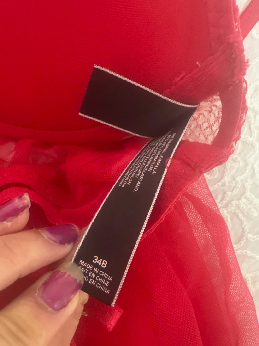 Victoria's Secret Red Babydoll - Size 34B