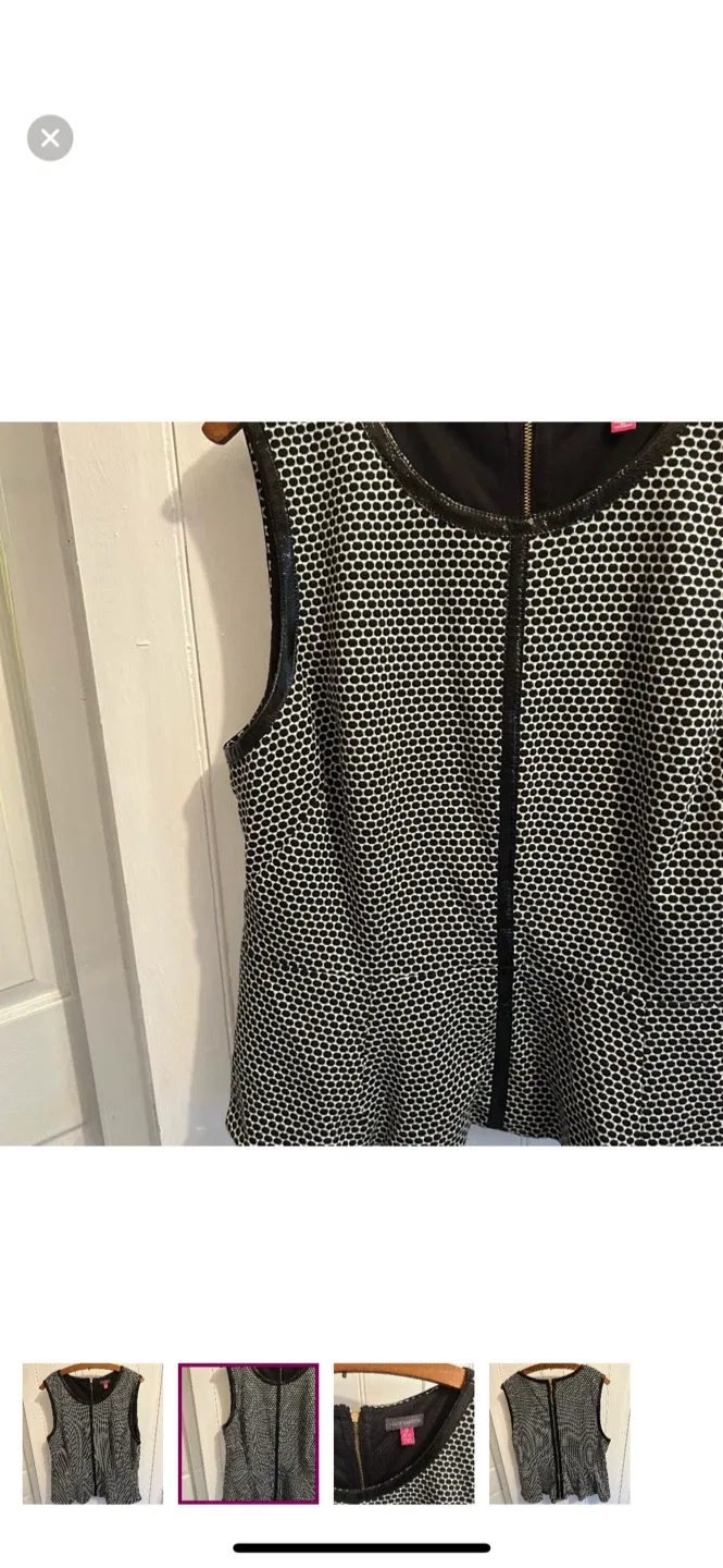 Vince Camuto Sleeveless Top - Size XL image indicator(2)