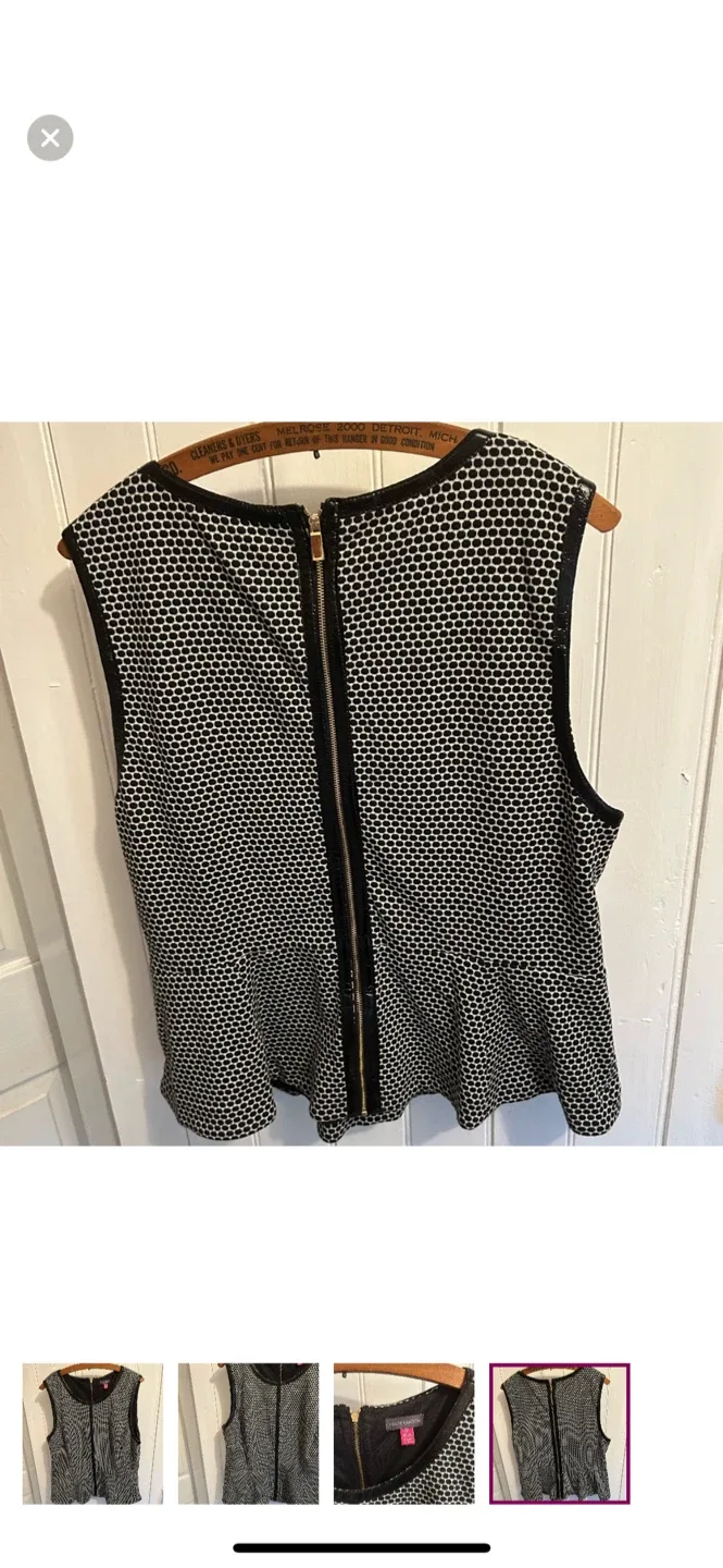 Vince Camuto Sleeveless Top - Size XL image indicator(4)
