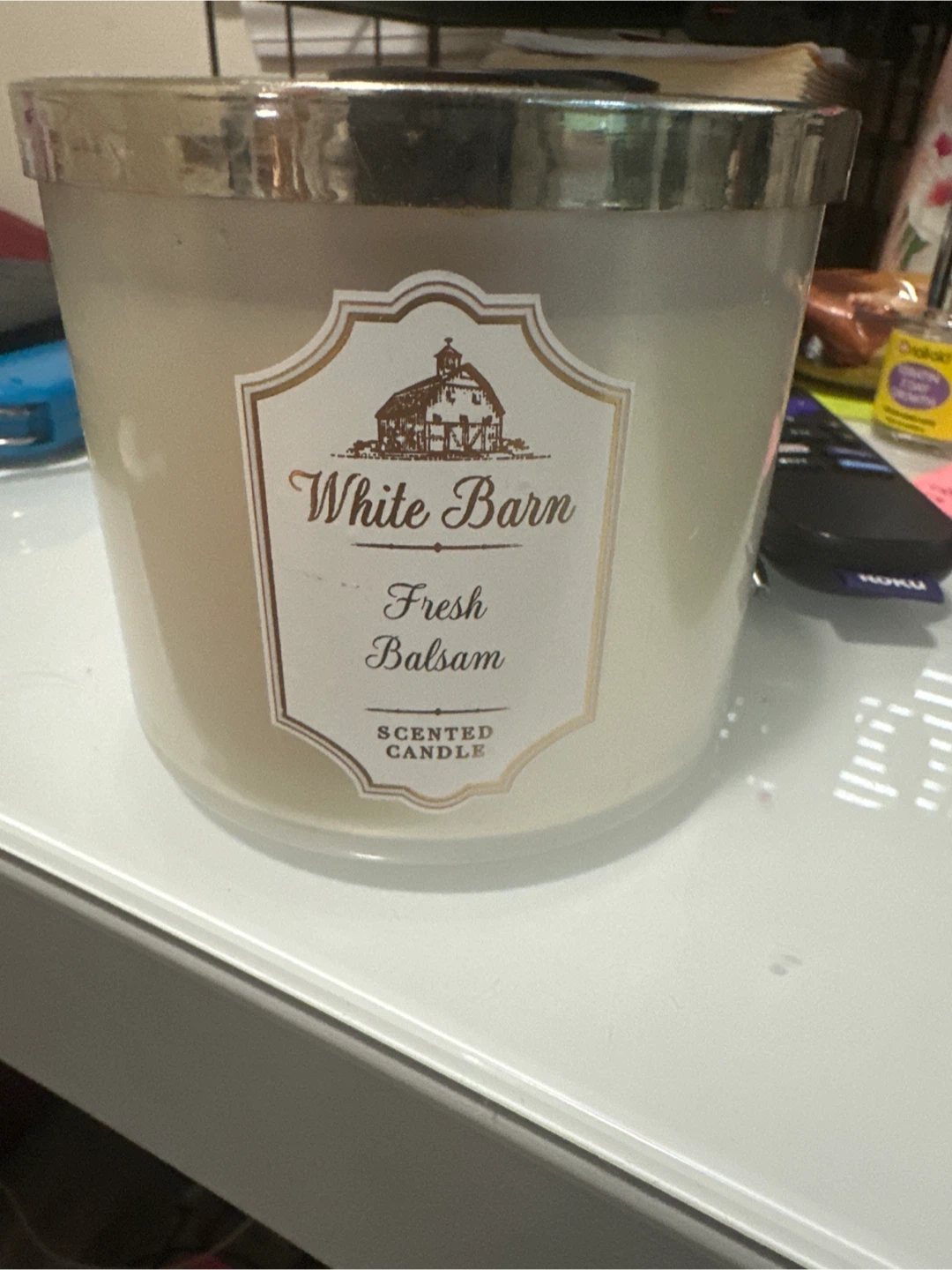 White Barn Fresh Balsam Scented Candle