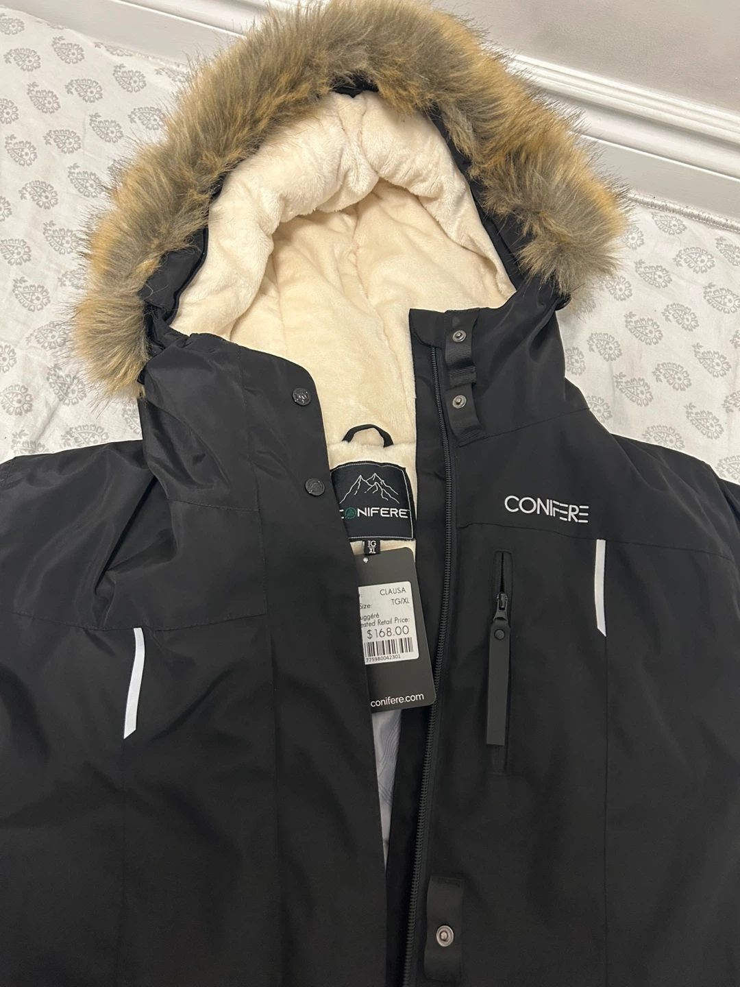Conifere Clauda Winter Coat - Black, XL - photo 2