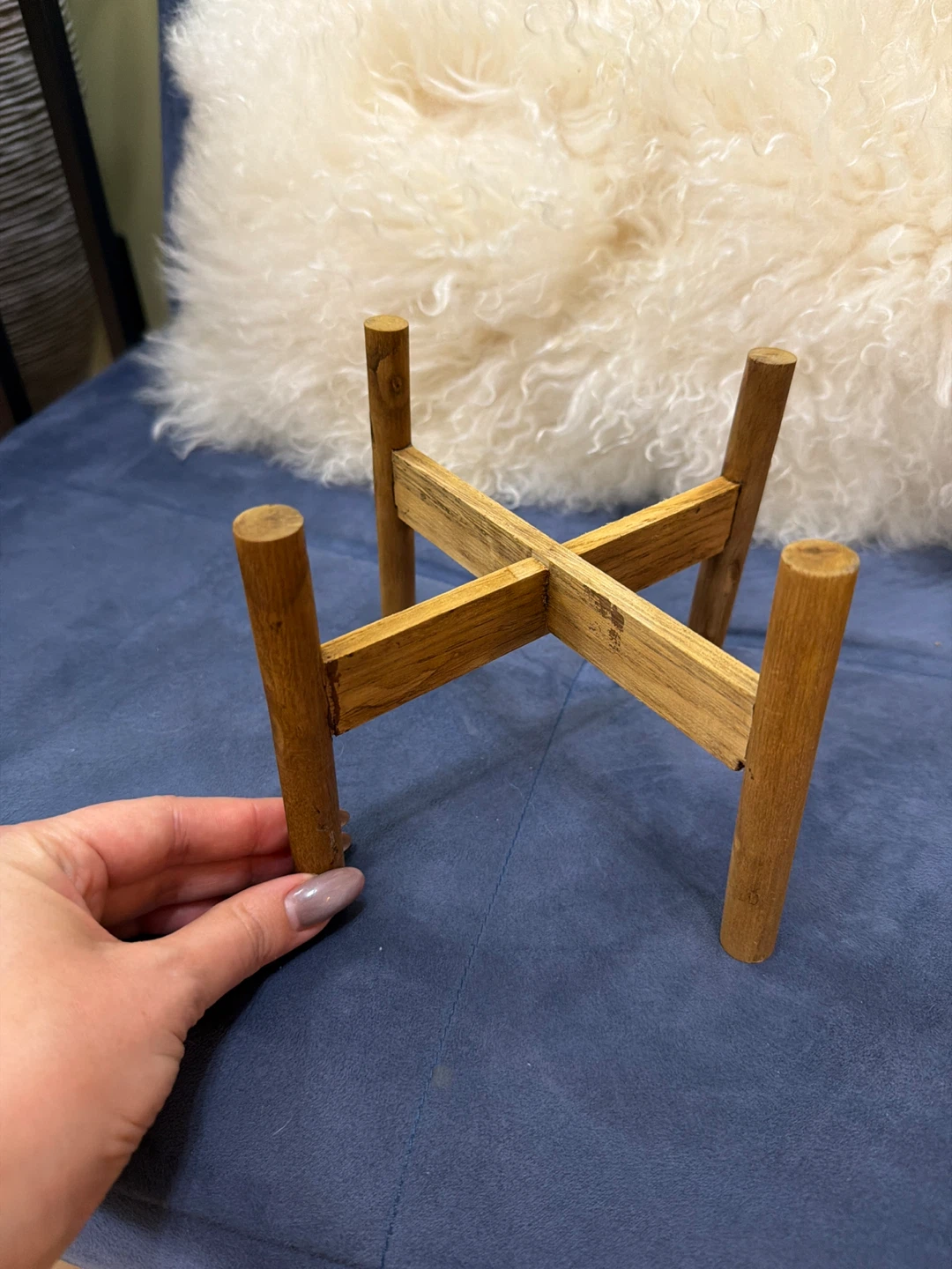 Wooden Plant Stand - photo 2