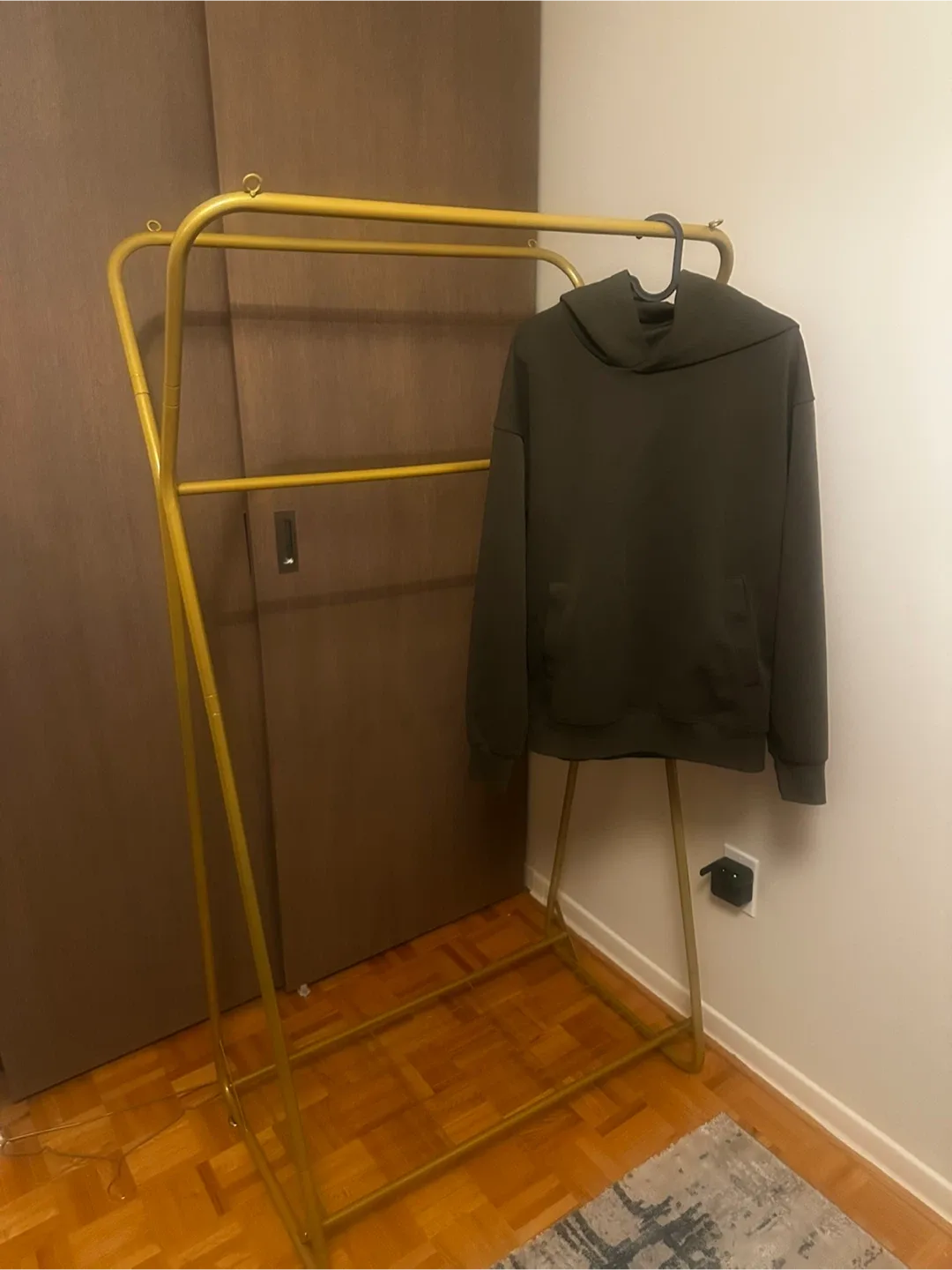 Gold Clothes Rack