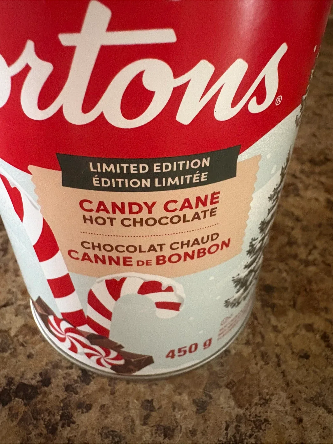 Tim Hortons candy cane hot chocolate powder (FREE) image indicator(2)