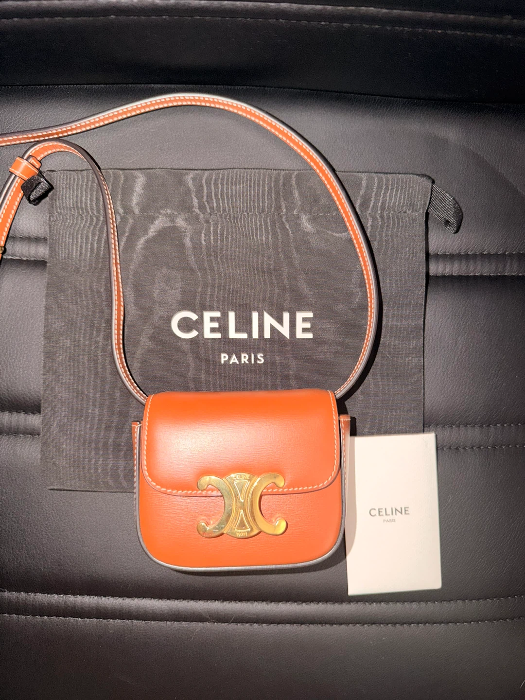 Celine Triomphe Mini Claude Shoulder Bag - photo 4