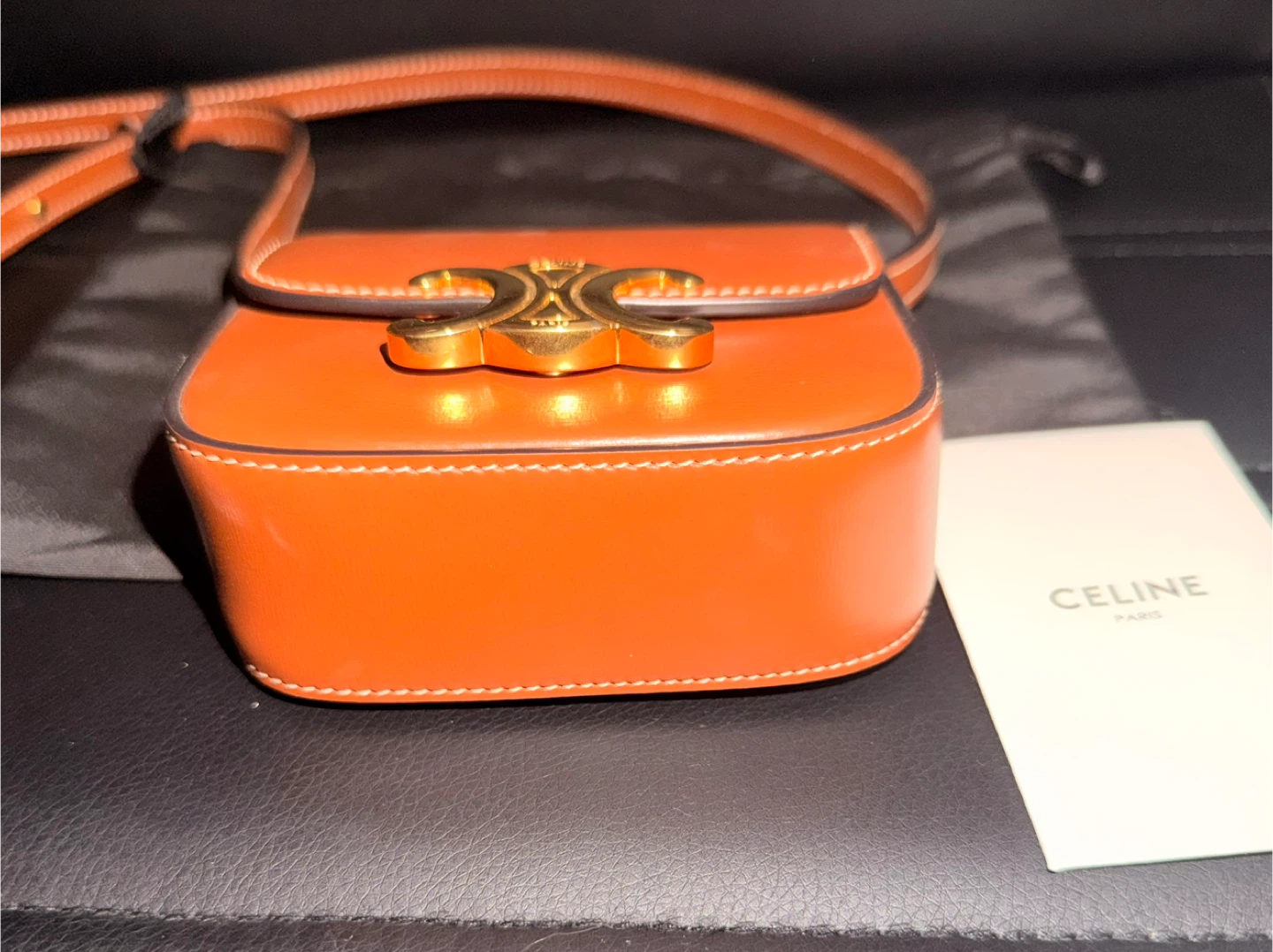 Celine Triomphe Mini Claude Shoulder Bag - photo 5