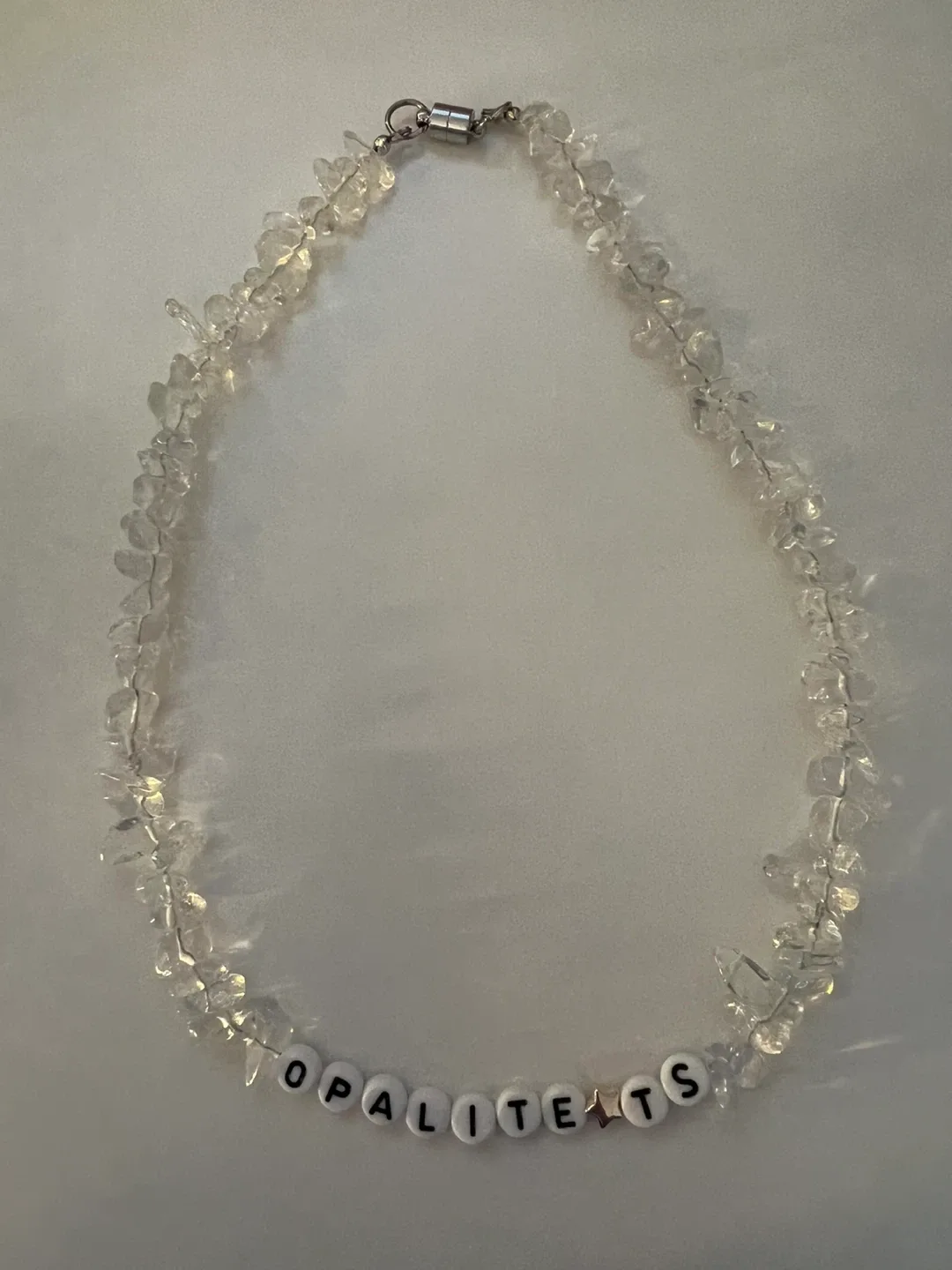 Opalite Crystal Chip Necklace