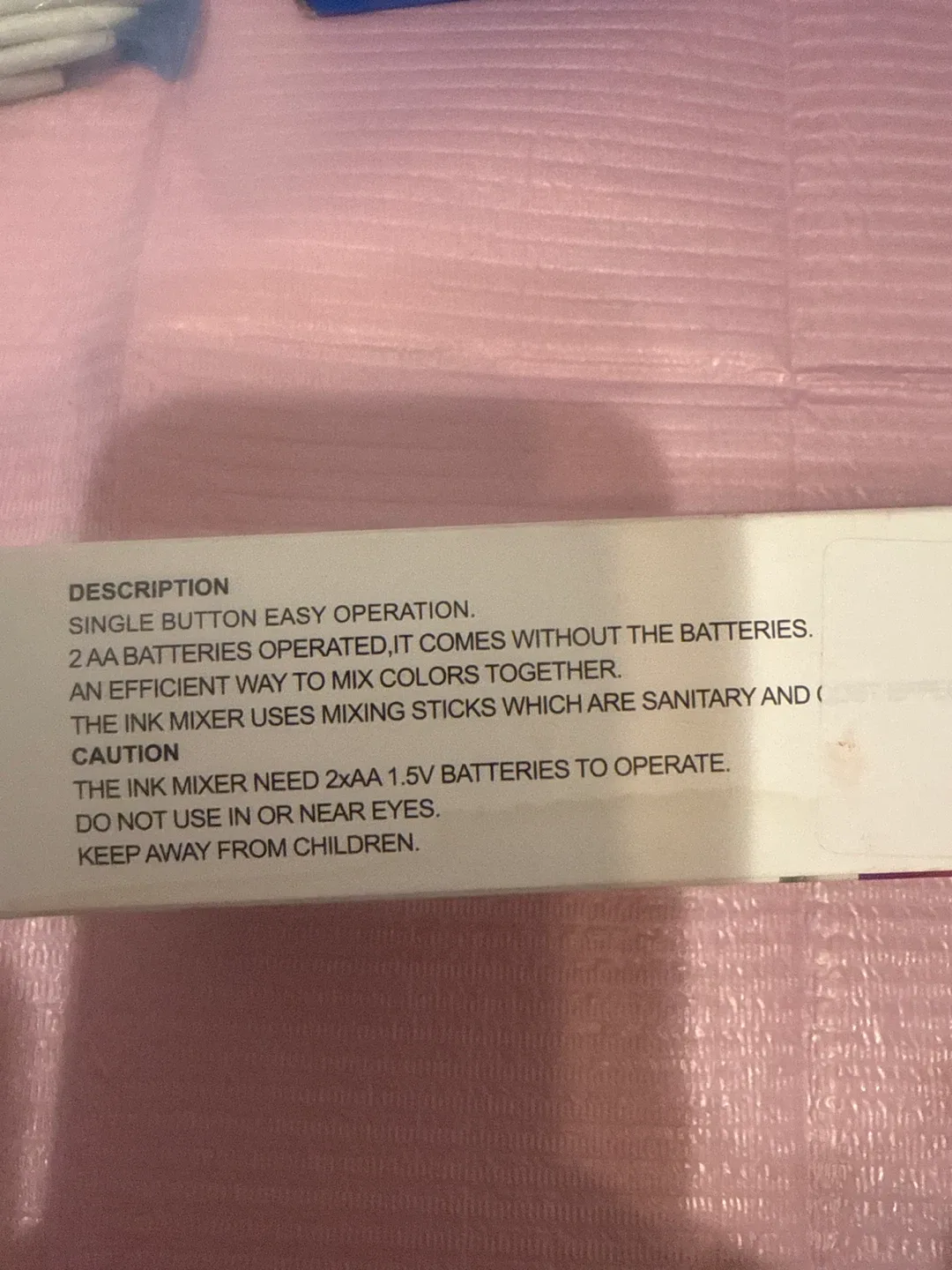 Ink Mixer - Single Button Easy Operation image indicator(2)