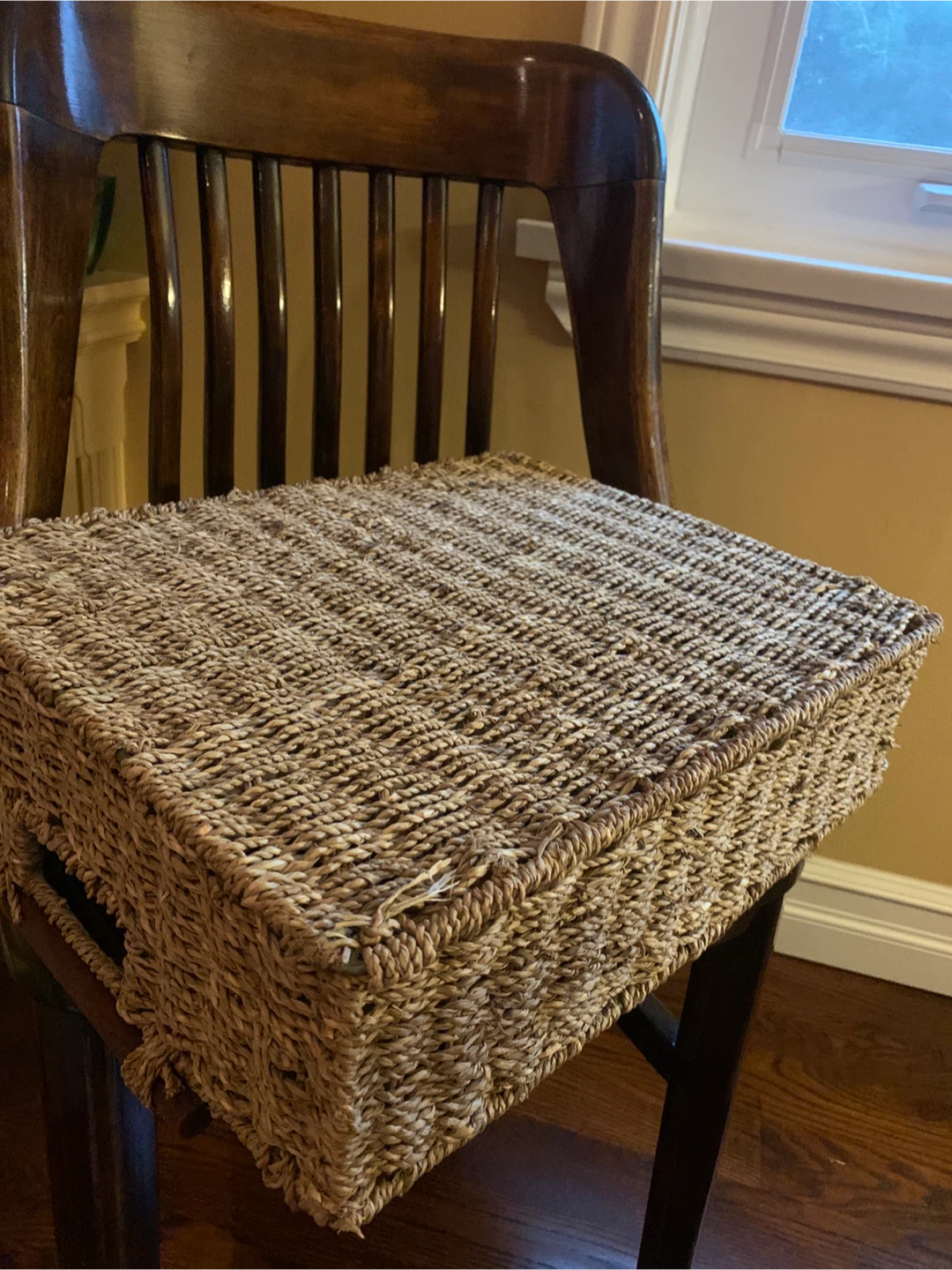 Woven Storage Basket with Handles - photo 3