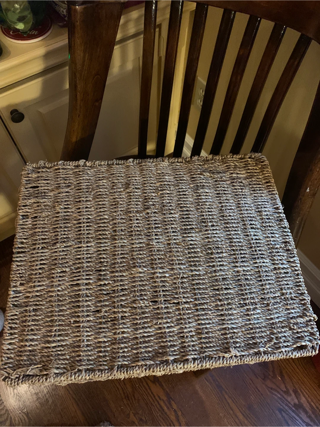 Woven Storage Basket with Handles - photo 2