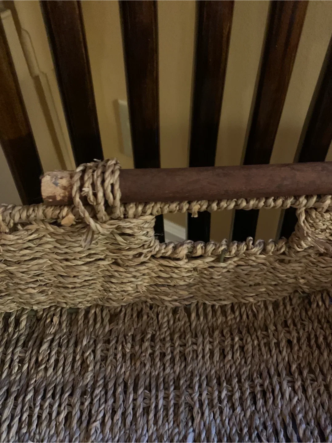 Woven Storage Basket with Handles image indicator(5)