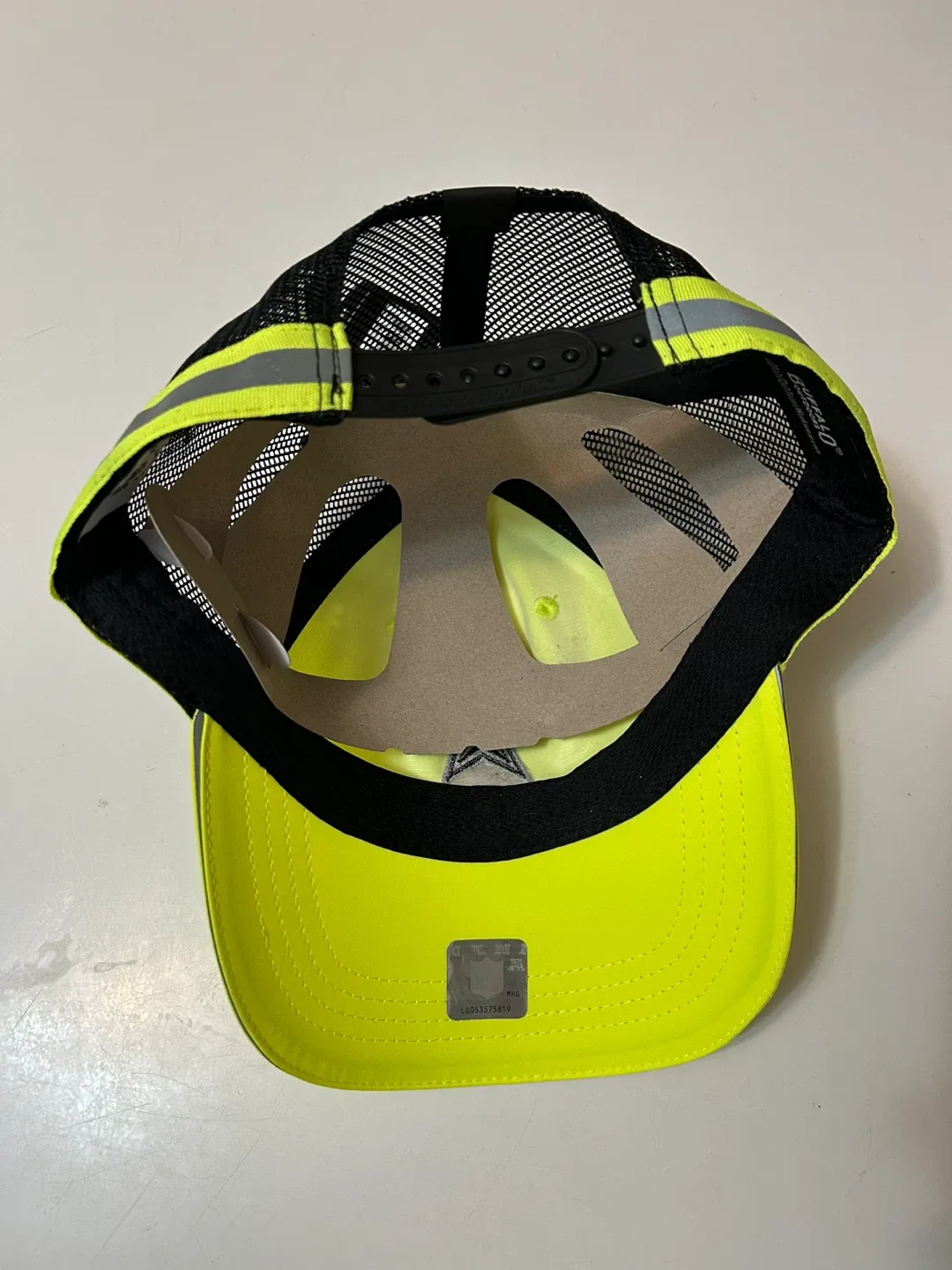 Dallas Cowboys Neon Yellow & Black Trucker Hat image indicator(2)