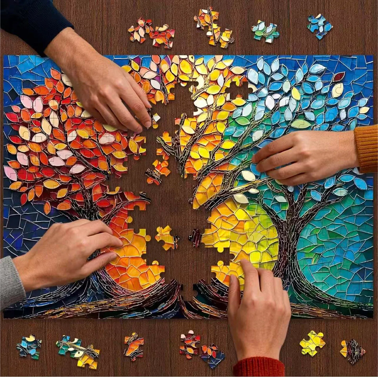 NEW 1000 Piece Jigsaw Puzzle - Tree of Life image indicator(5)