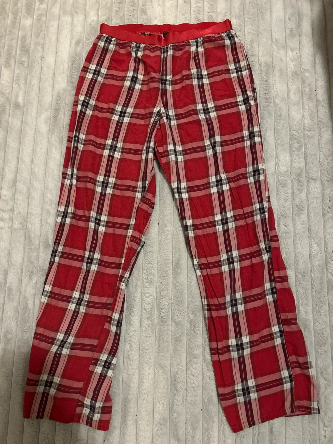 Red Plaid Pajama Pants