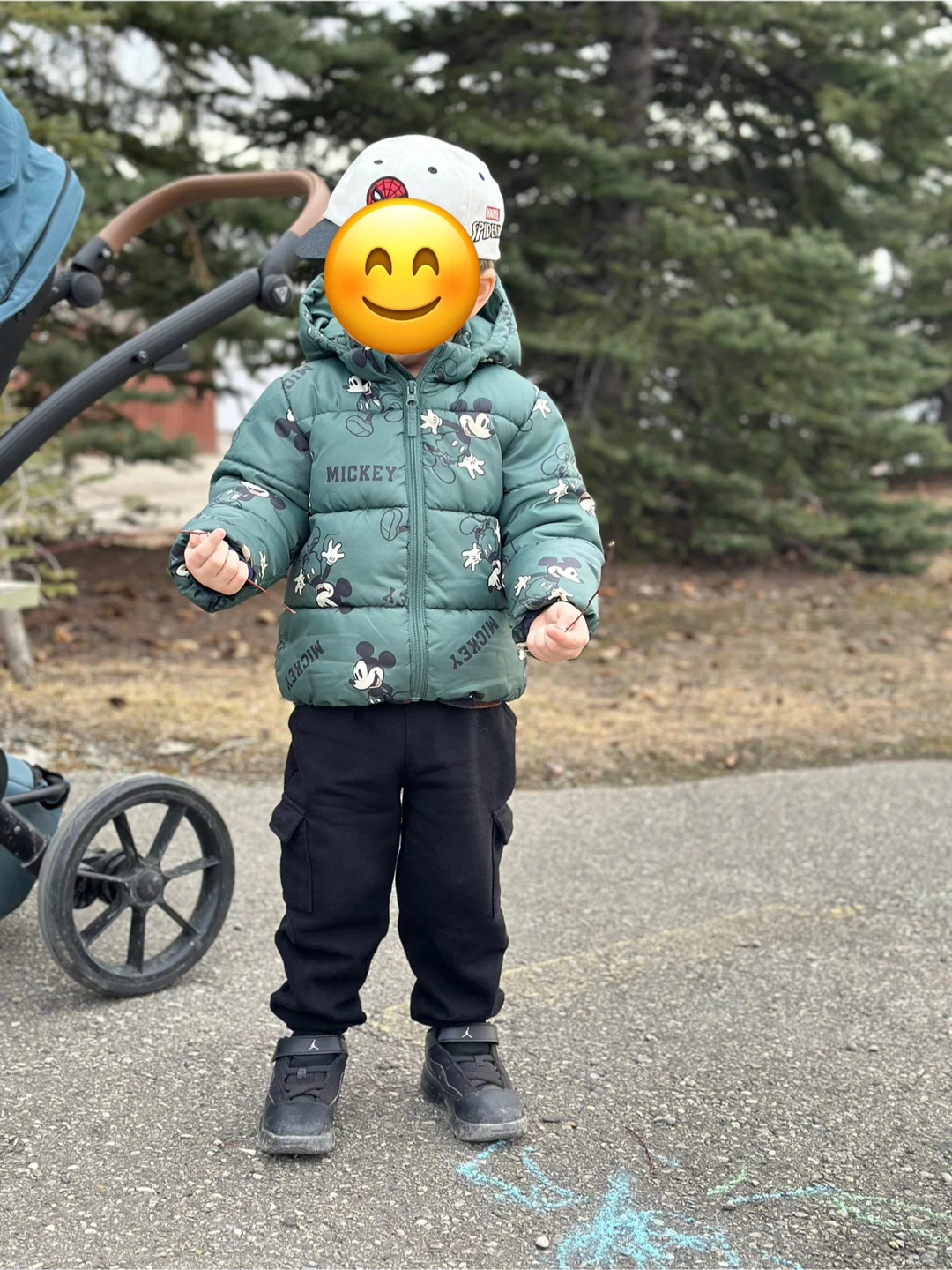 Mickey Mouse Puffer Jacket, vest , blue jacket - Size 2T, 3 pcs - photo 3