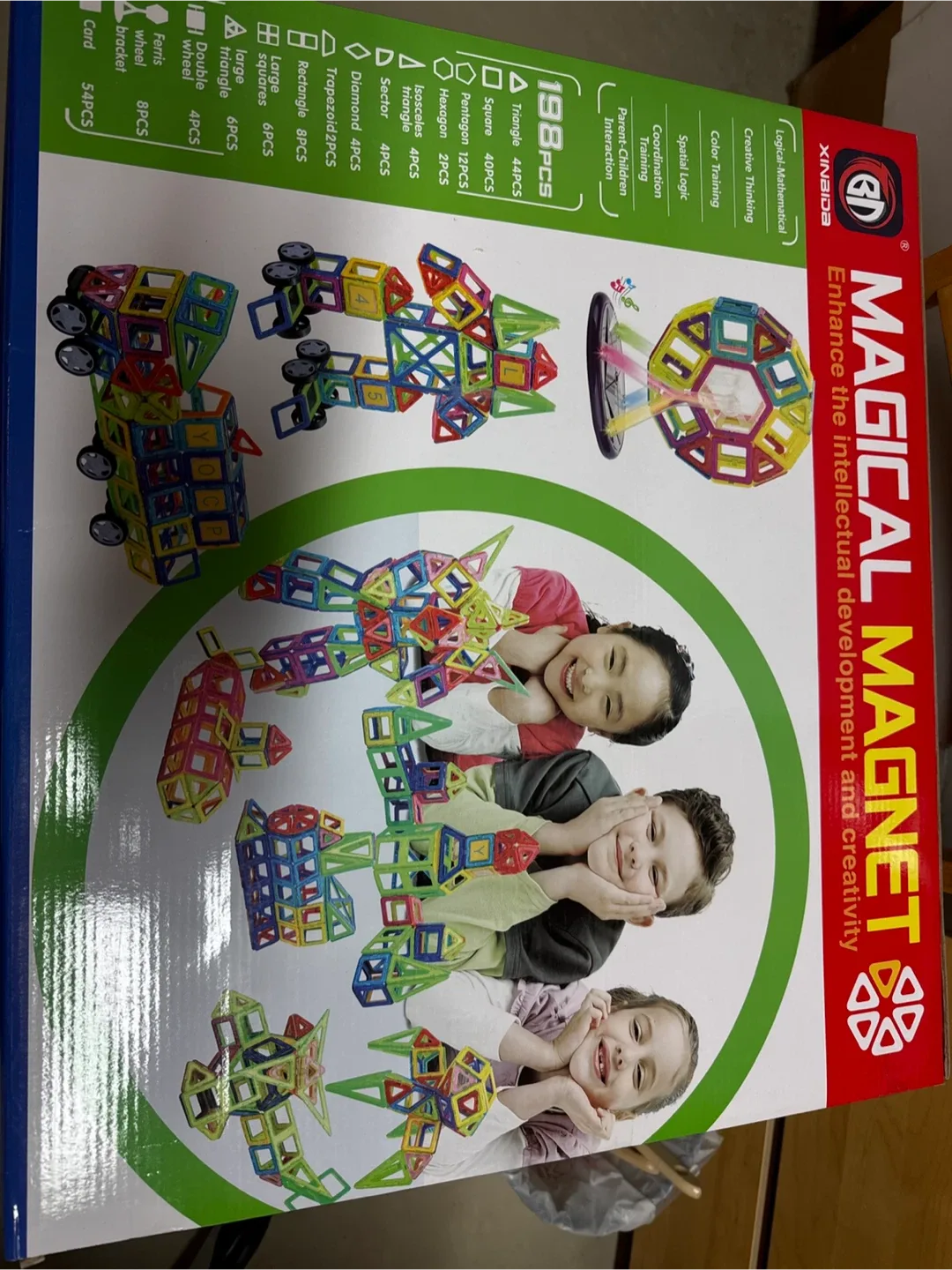 XINBIDA Magical Magnet Building Blocks - 198 PCS