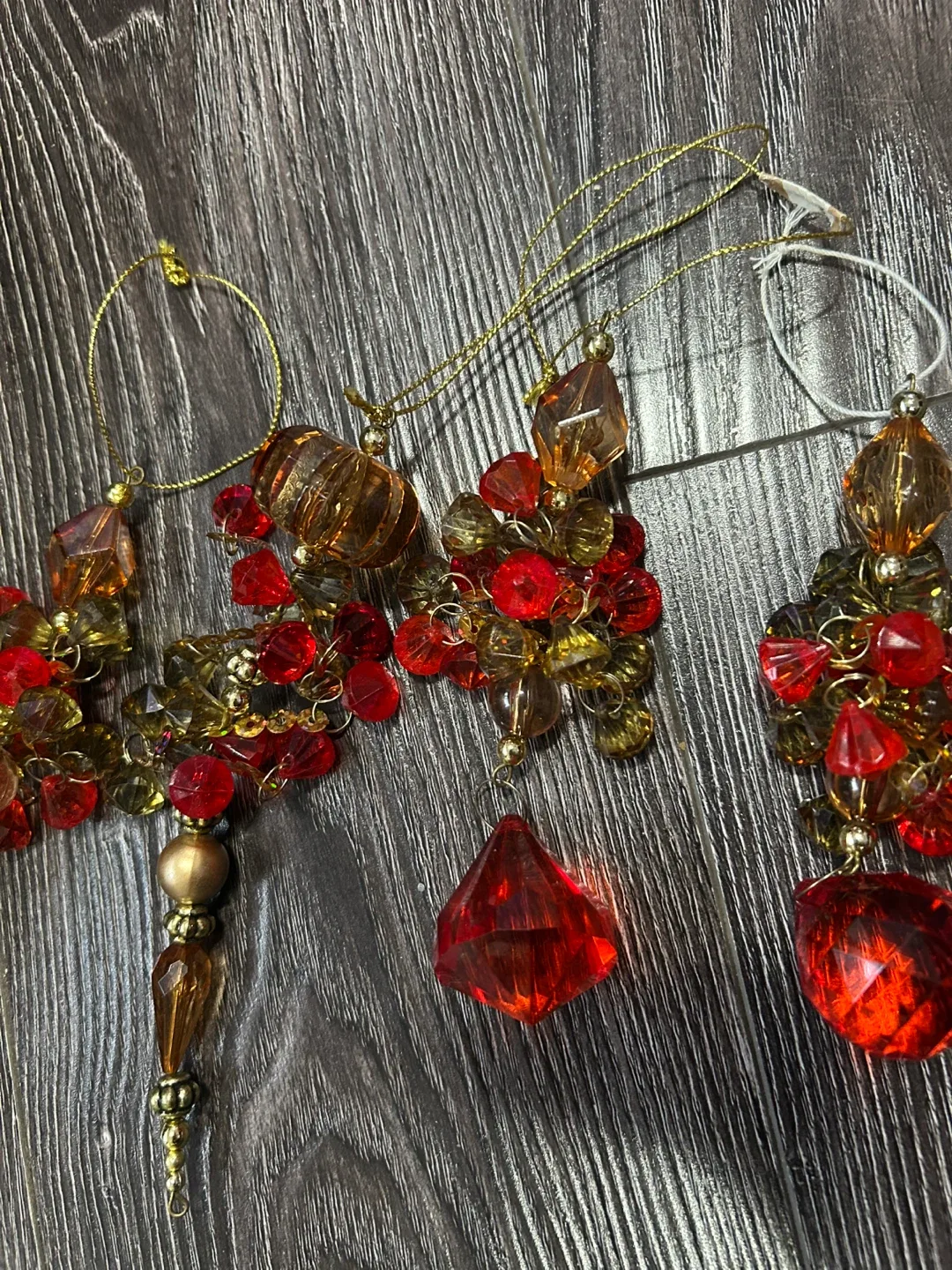 Handmade Beaded Christmas Ornaments