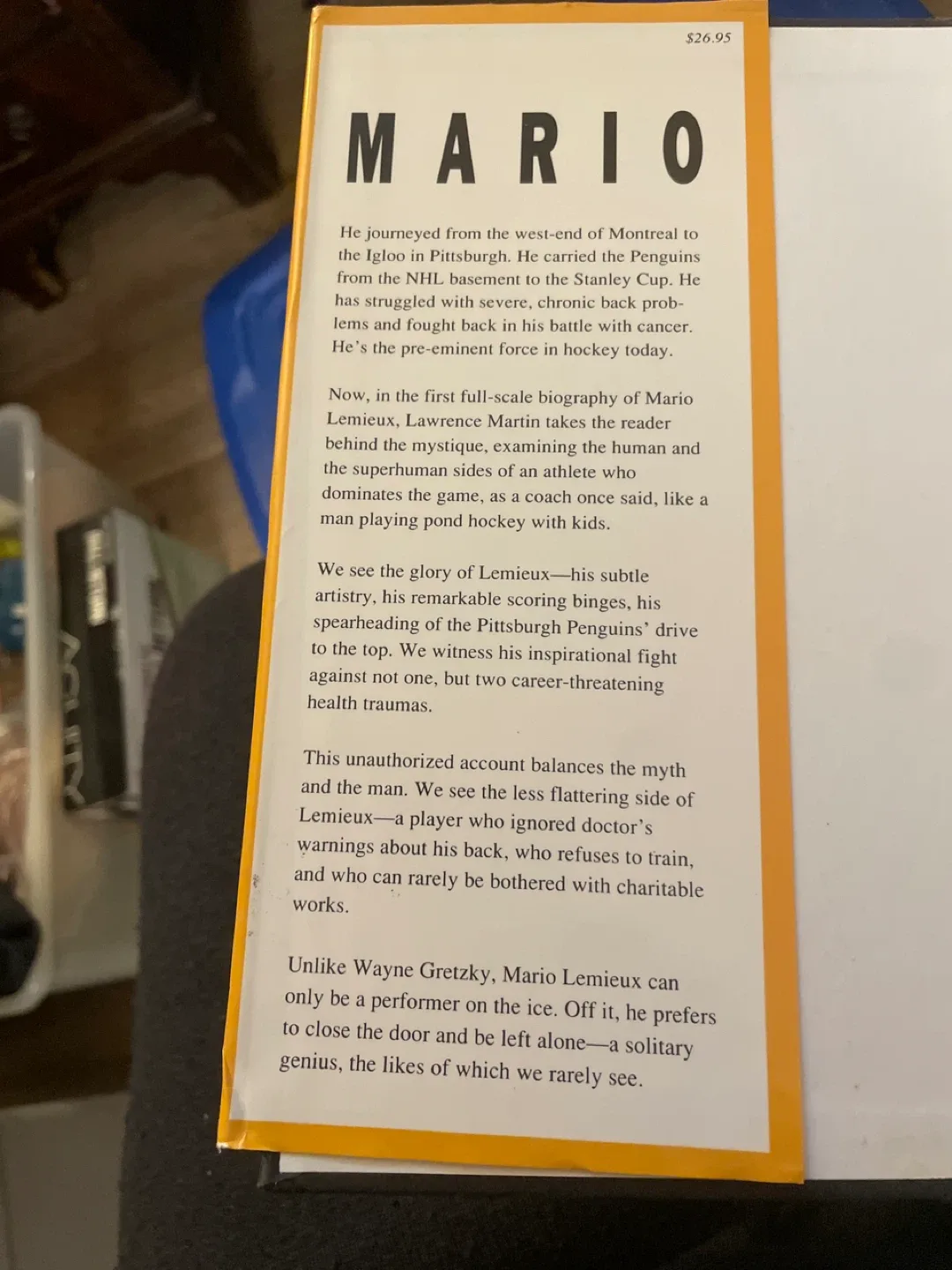 Mario Lemieux Biography by Lawrence Martin image indicator(4)