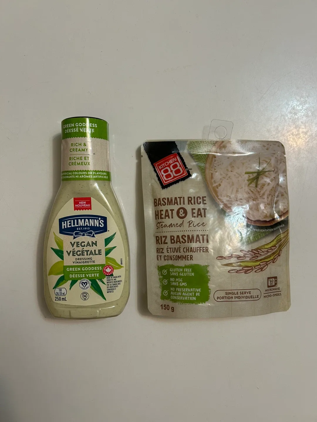 Salad Dressing + Basmati Rice