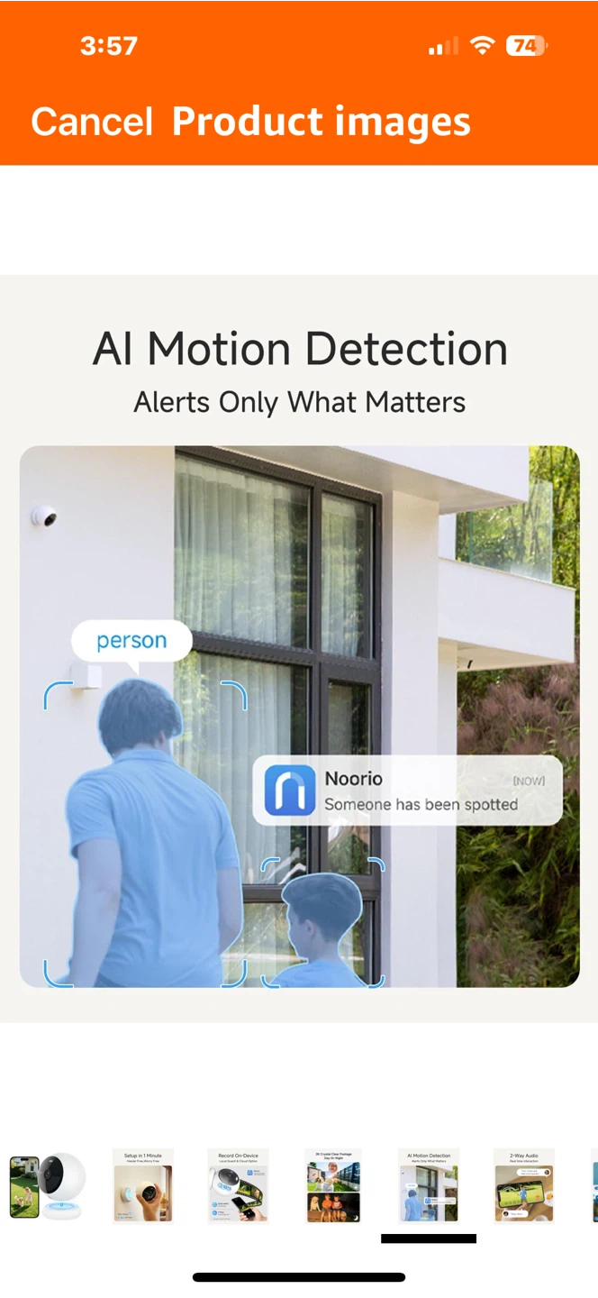 Noorio Wireless Outdoor Security Camera - photo 5