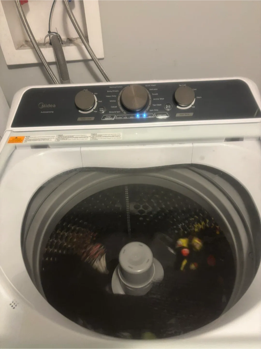 Midea Top Load Washer - White