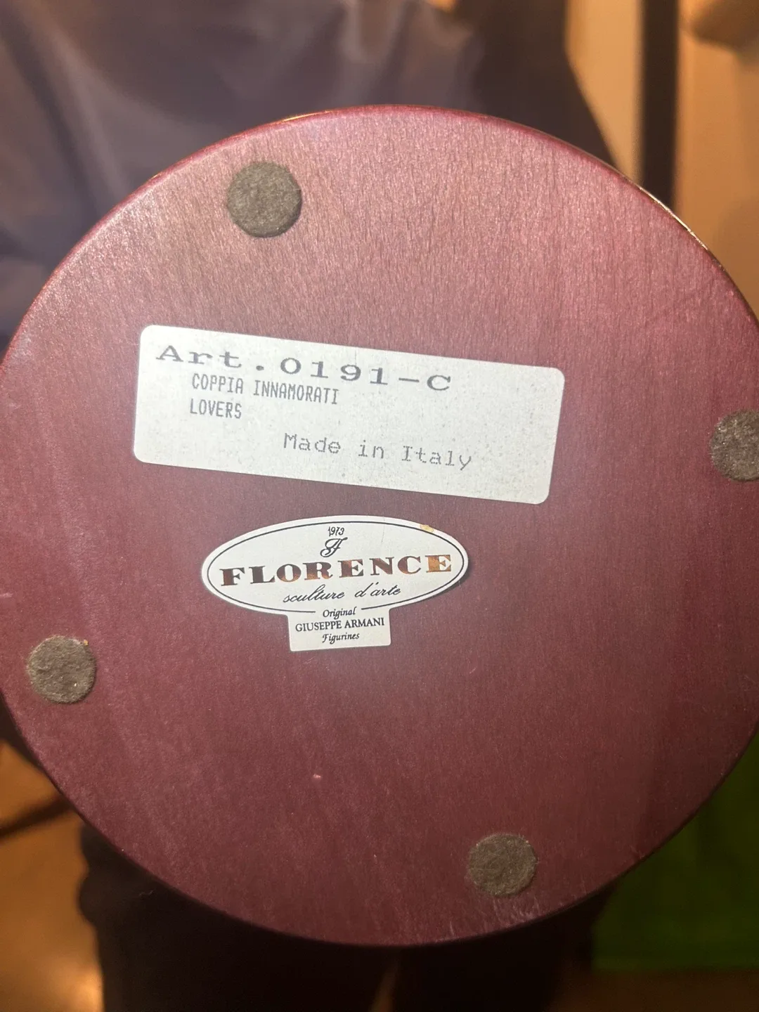 Florence Giuseppe Armani Figurine - Lovers - Limited Edition image indicator(9)