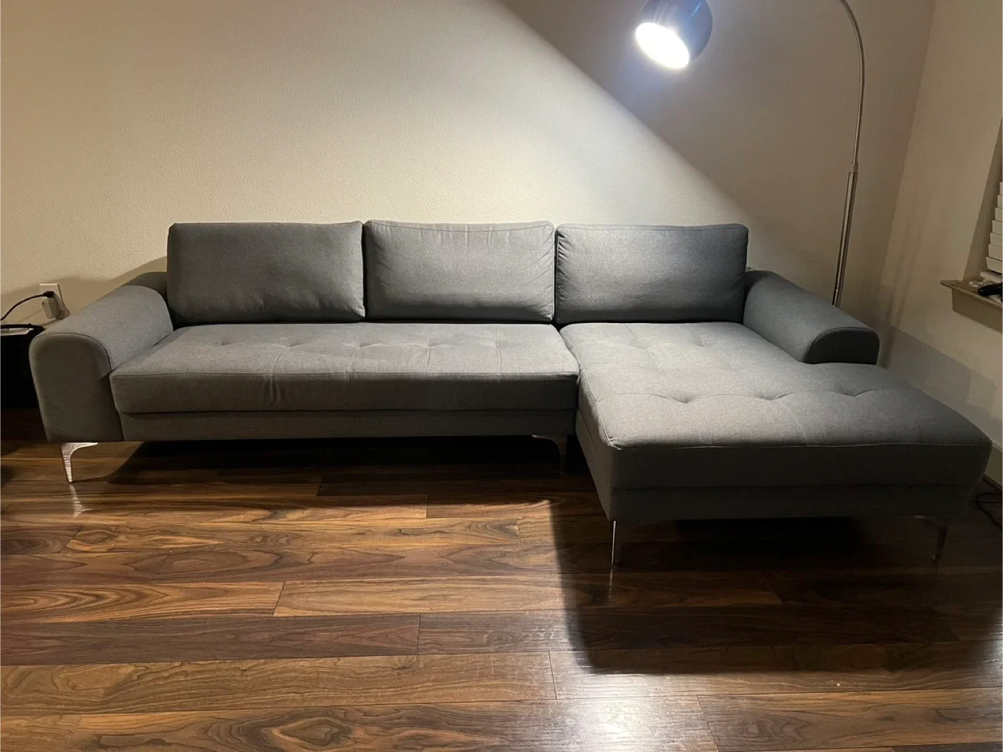 Free delivery AllModern Lionel 2-Piece Chaise Sectional