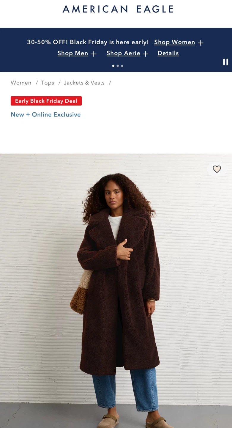 American Eagle Fur Coat
