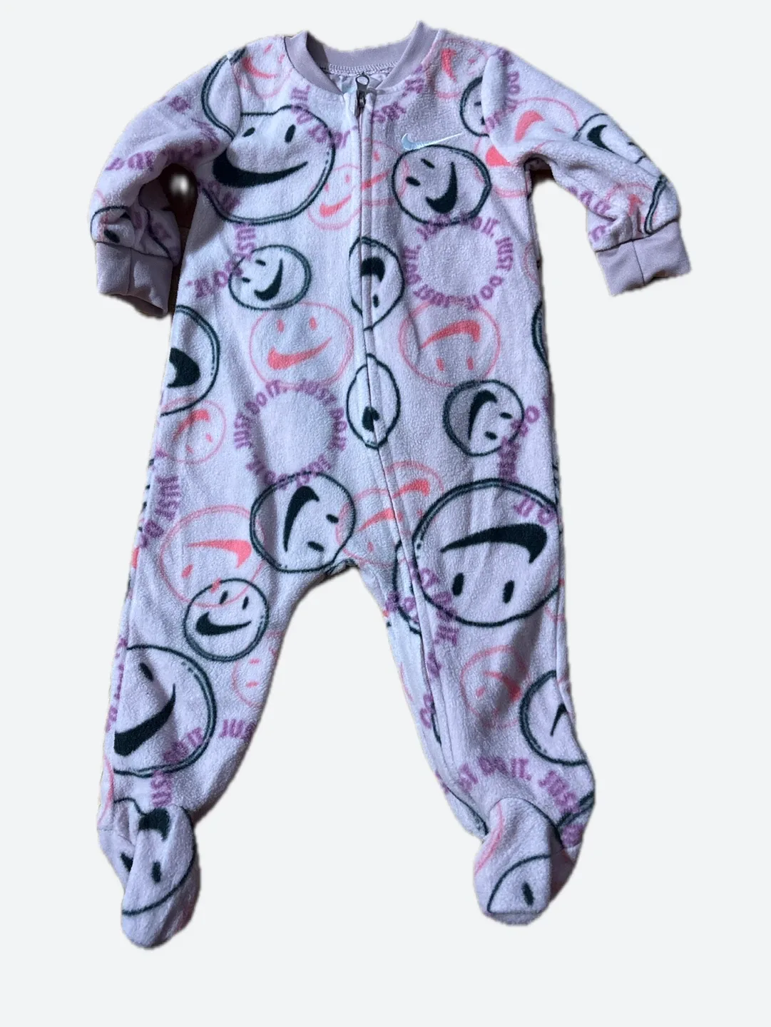 Nike Baby Sleeper - Smiley Face Pattern