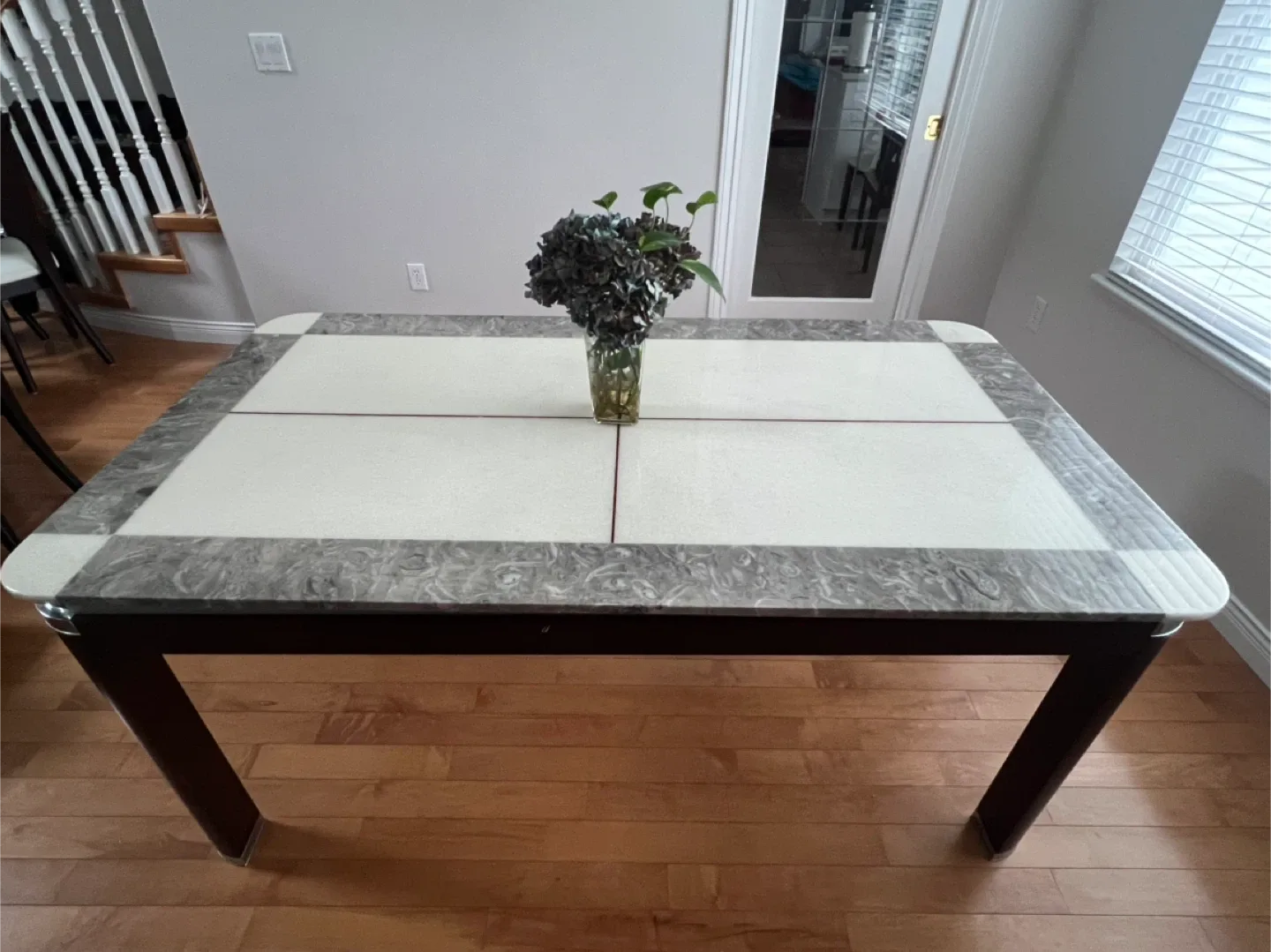 Dining Table with Marble top