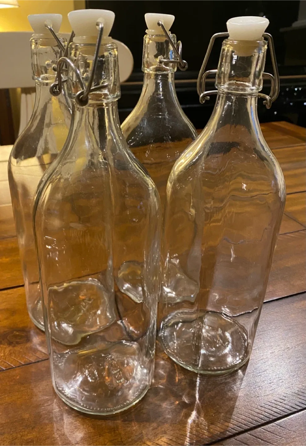 IKEA Swing Top Glass Bottles - Set of 4