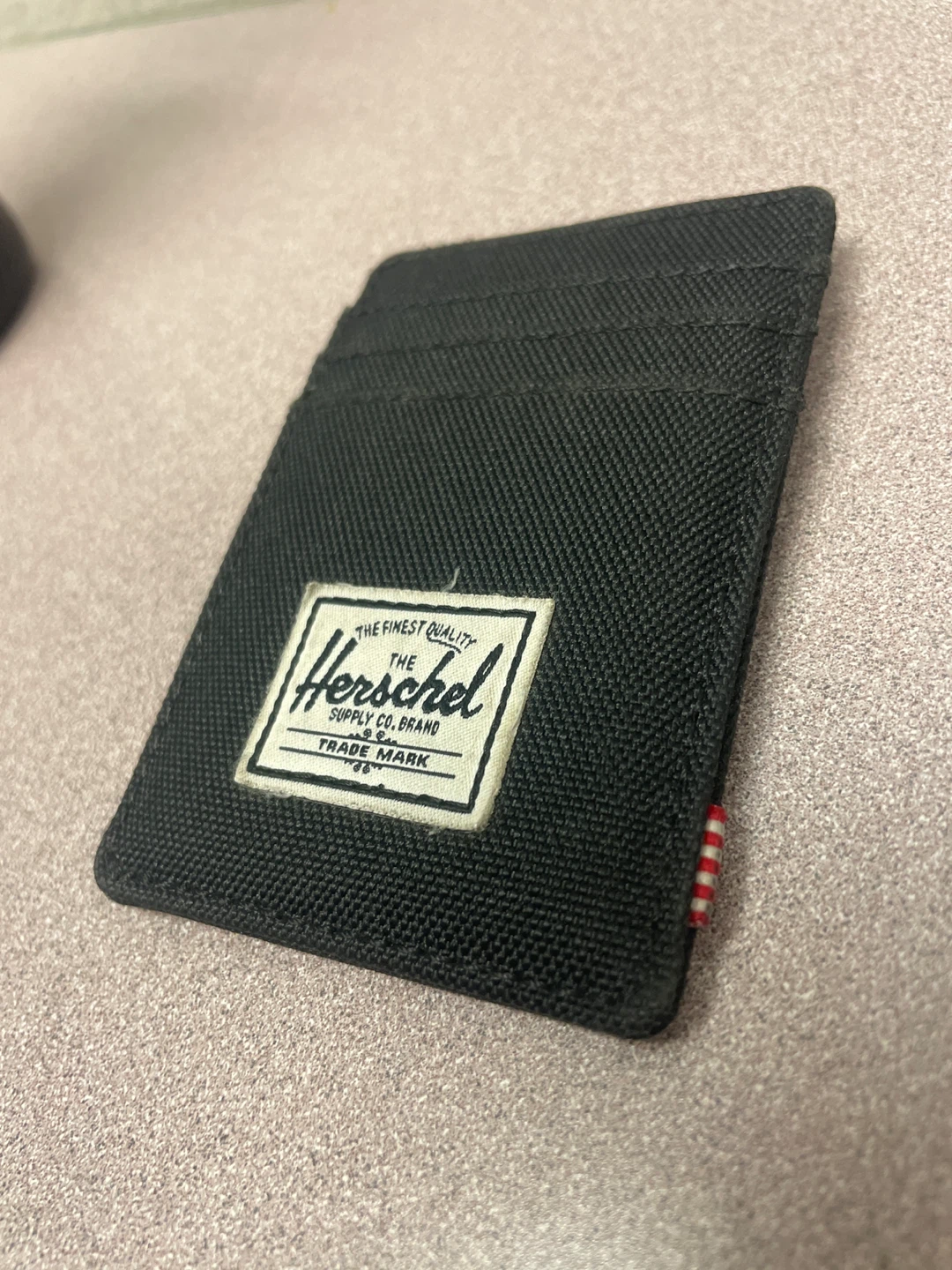Herschels Black Card Holder