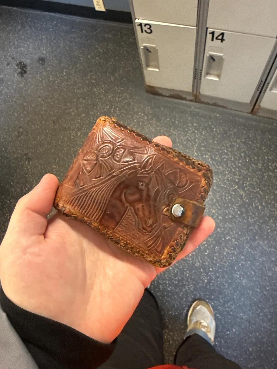 Vintage Brown Leather Wallet
