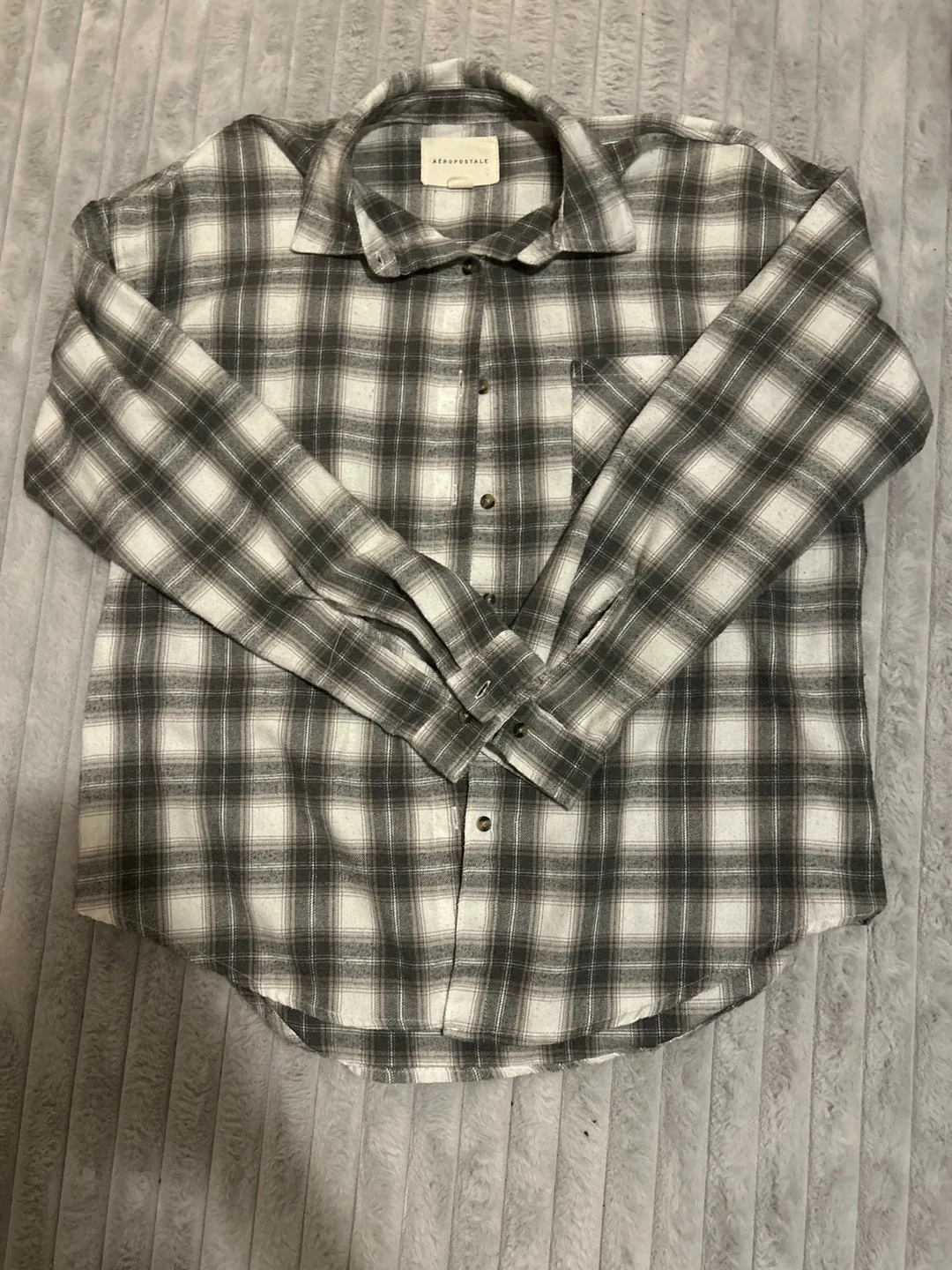 Aeropostale Plaid Flannel Shirt
