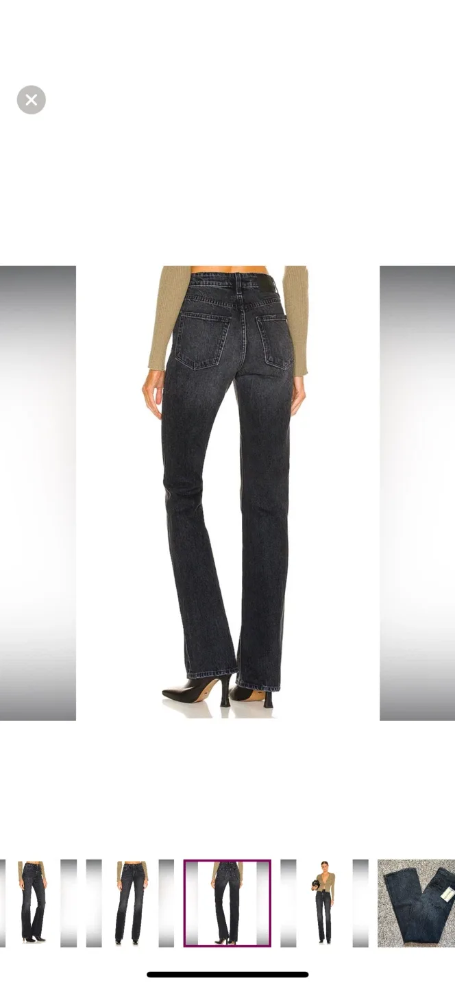 GRLFRND Black Wash Denim Jeans image indicator(3)