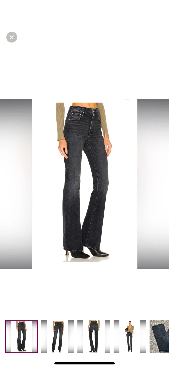 GRLFRND Black Wash Denim Jeans