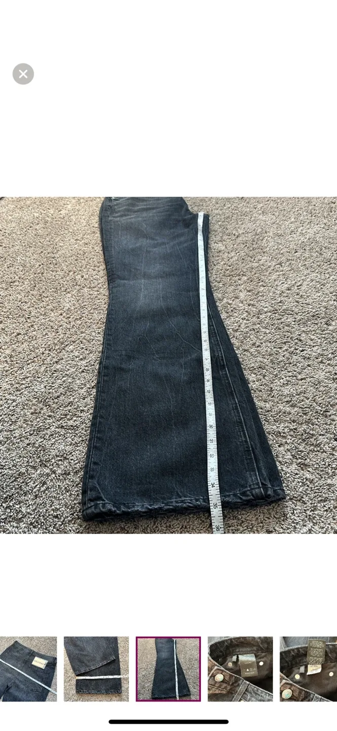 GRLFRND Black Wash Denim Jeans image indicator(10)