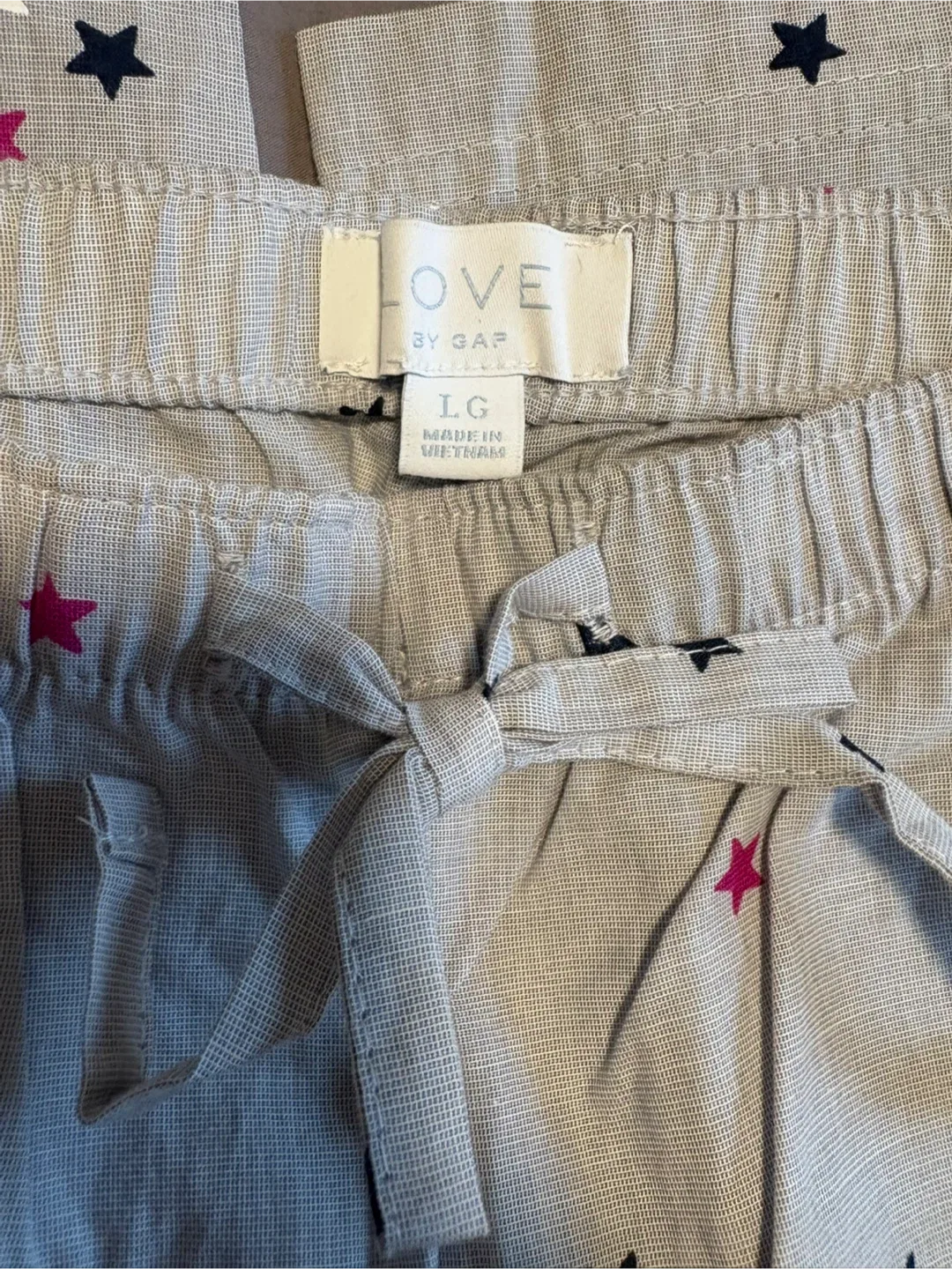 Love by Gap Star Pajama Pants - Size Large