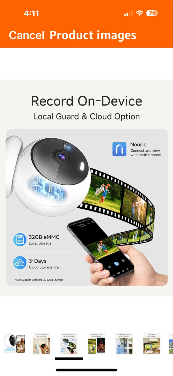 Noorio B200 Outdoor Security Camera - photo 4