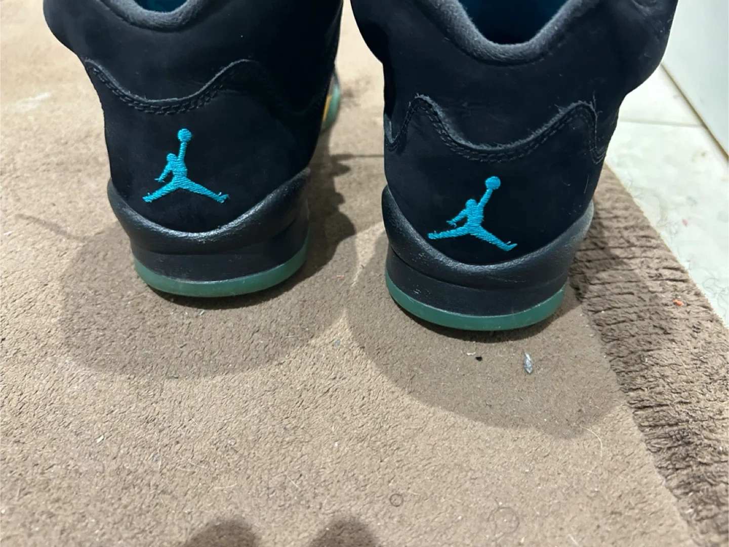 Air Jordan 5 Retro Black/Aqua US 6.5 image indicator(6)