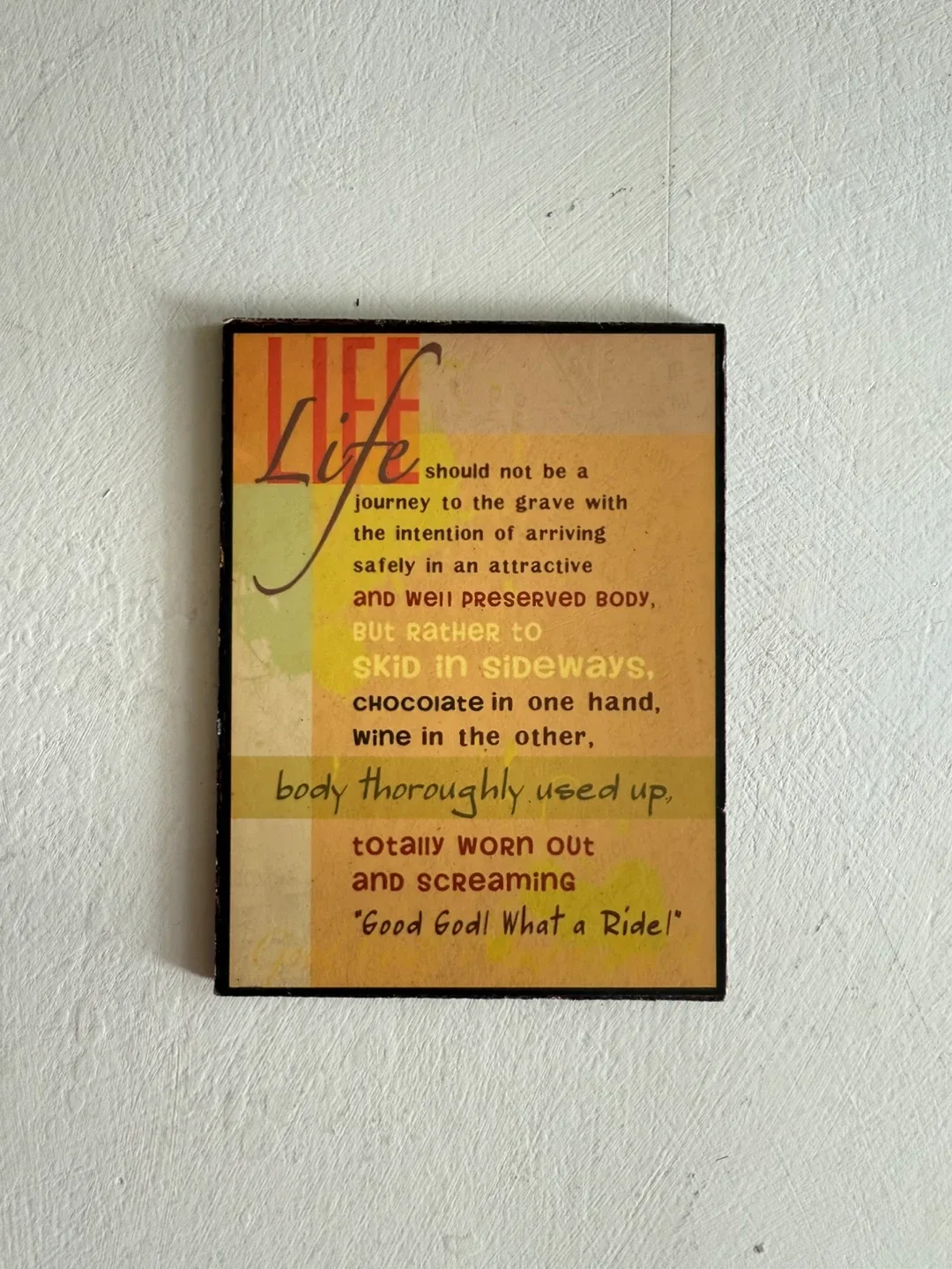 Funny Inspirational Quote Magnet